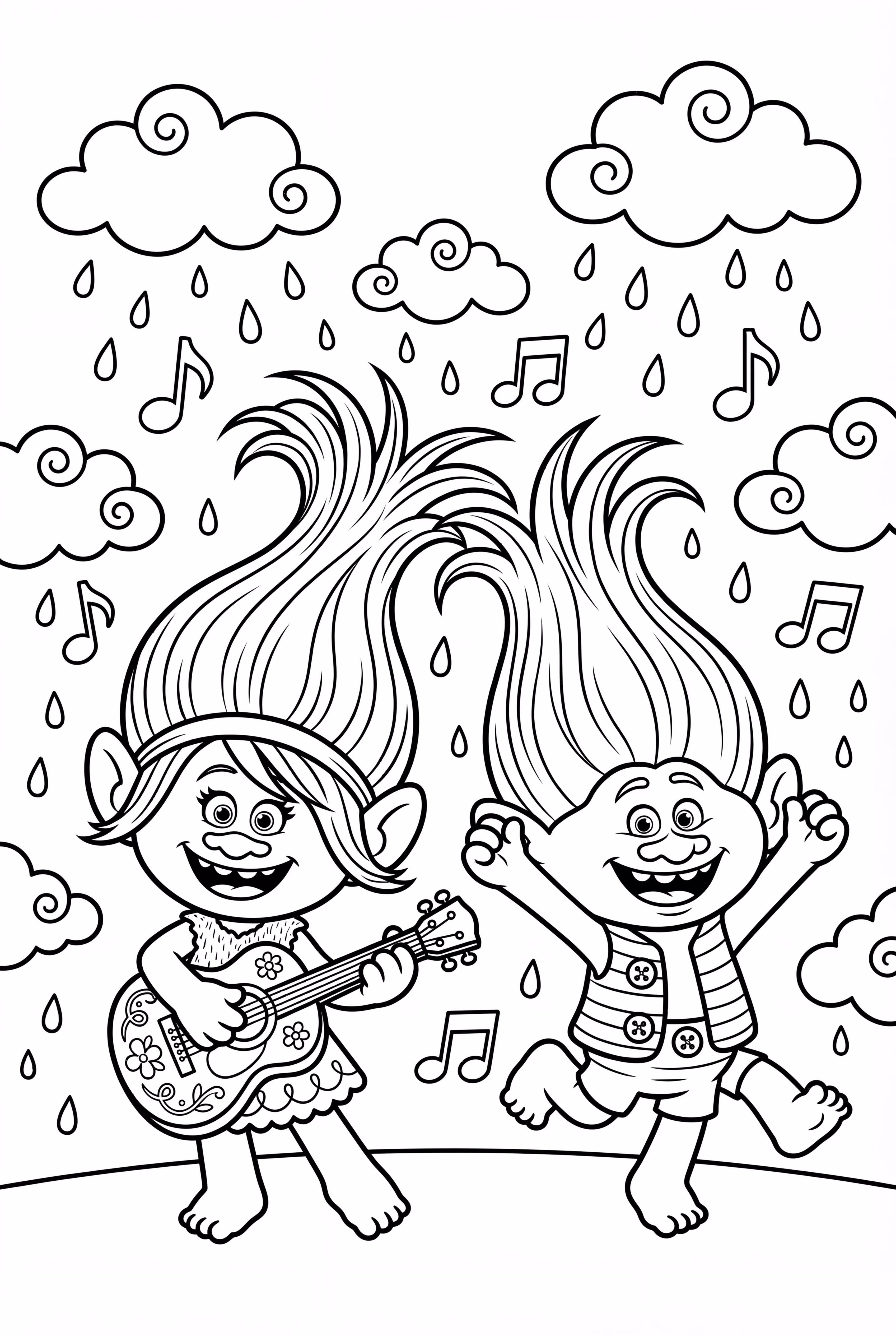 巨魔音乐音符雨暴