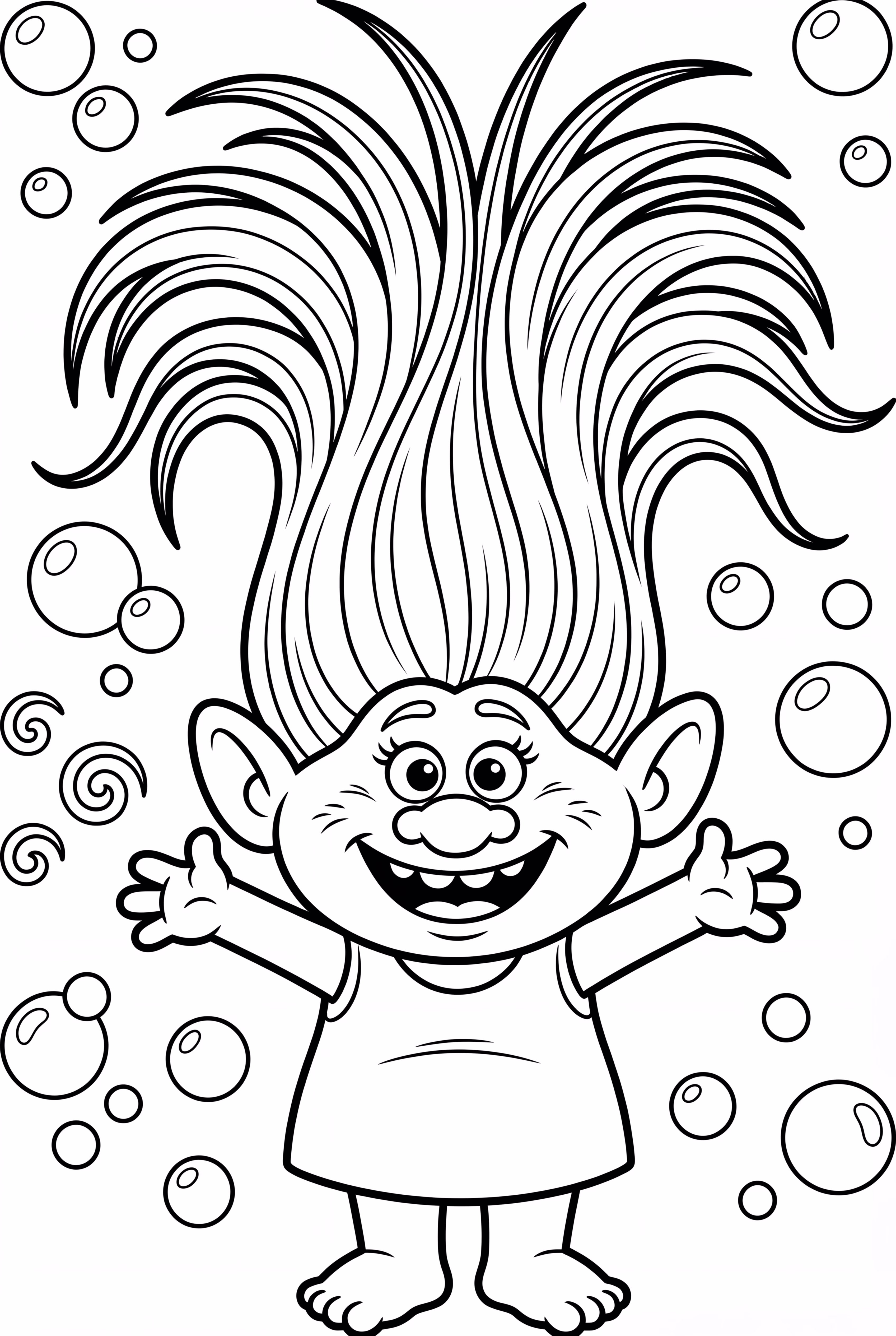 Trolls Rainbow Hair Party