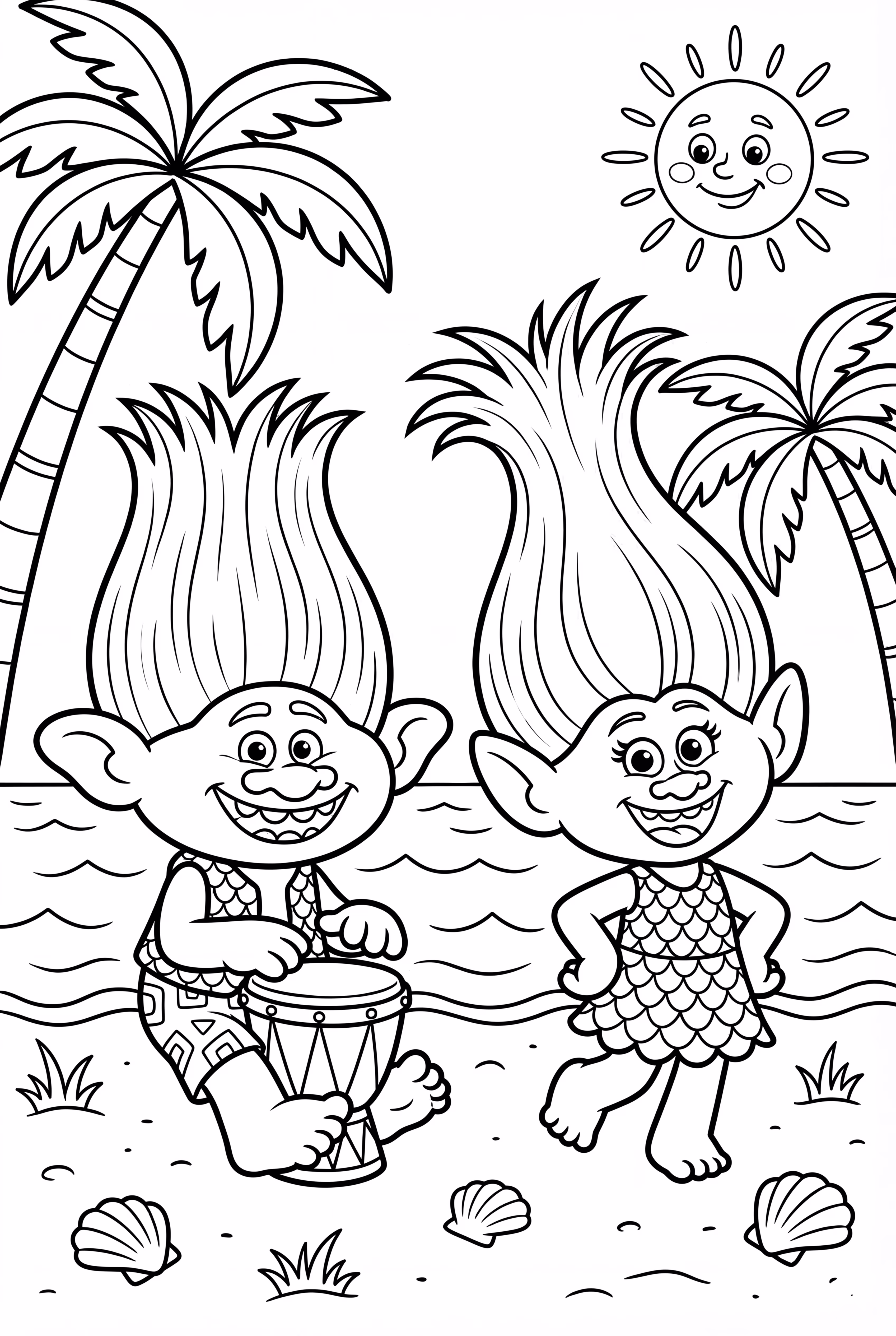  trolls 世界巡演 雷鬼海滩派对