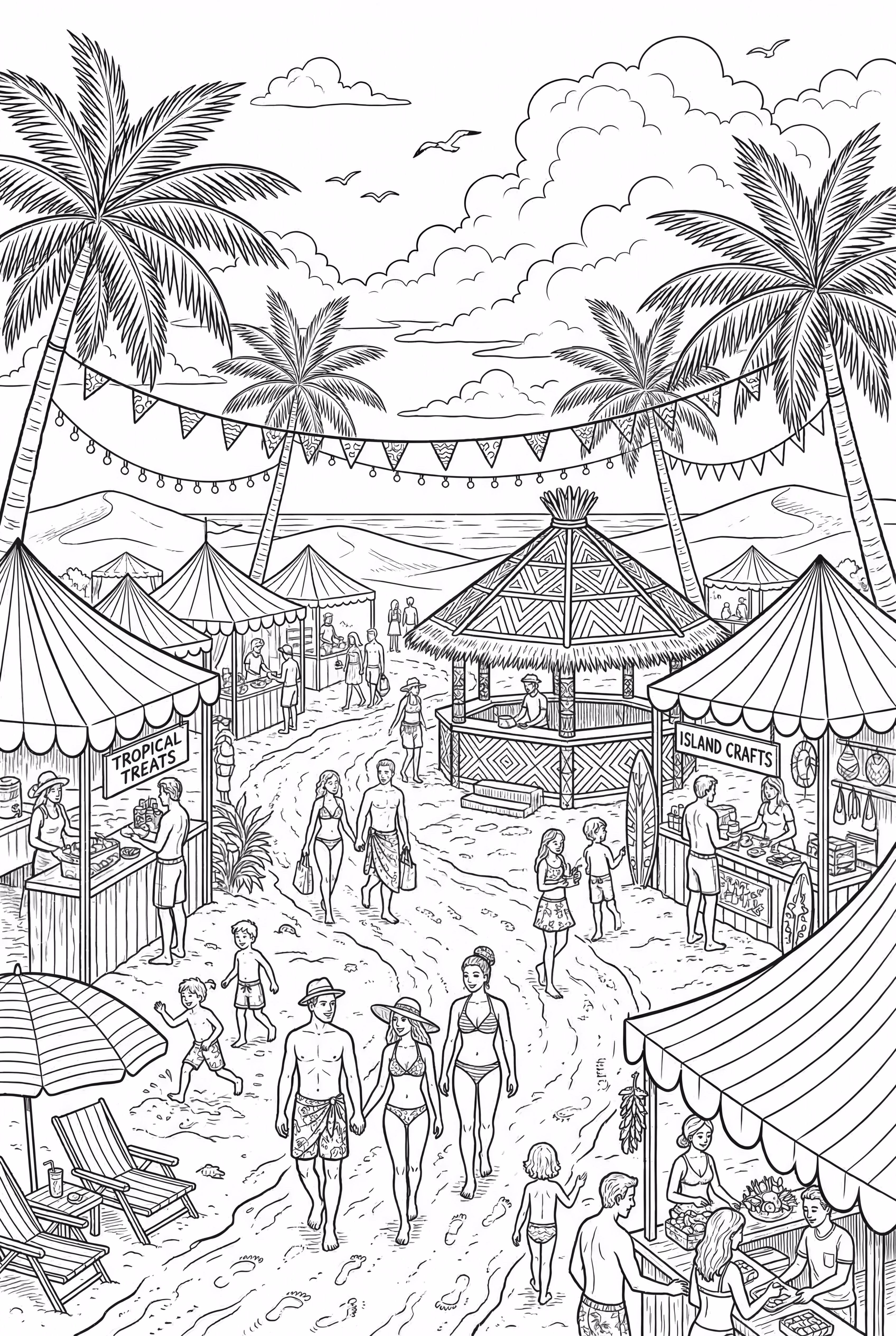 Fête de Plage Tropicale