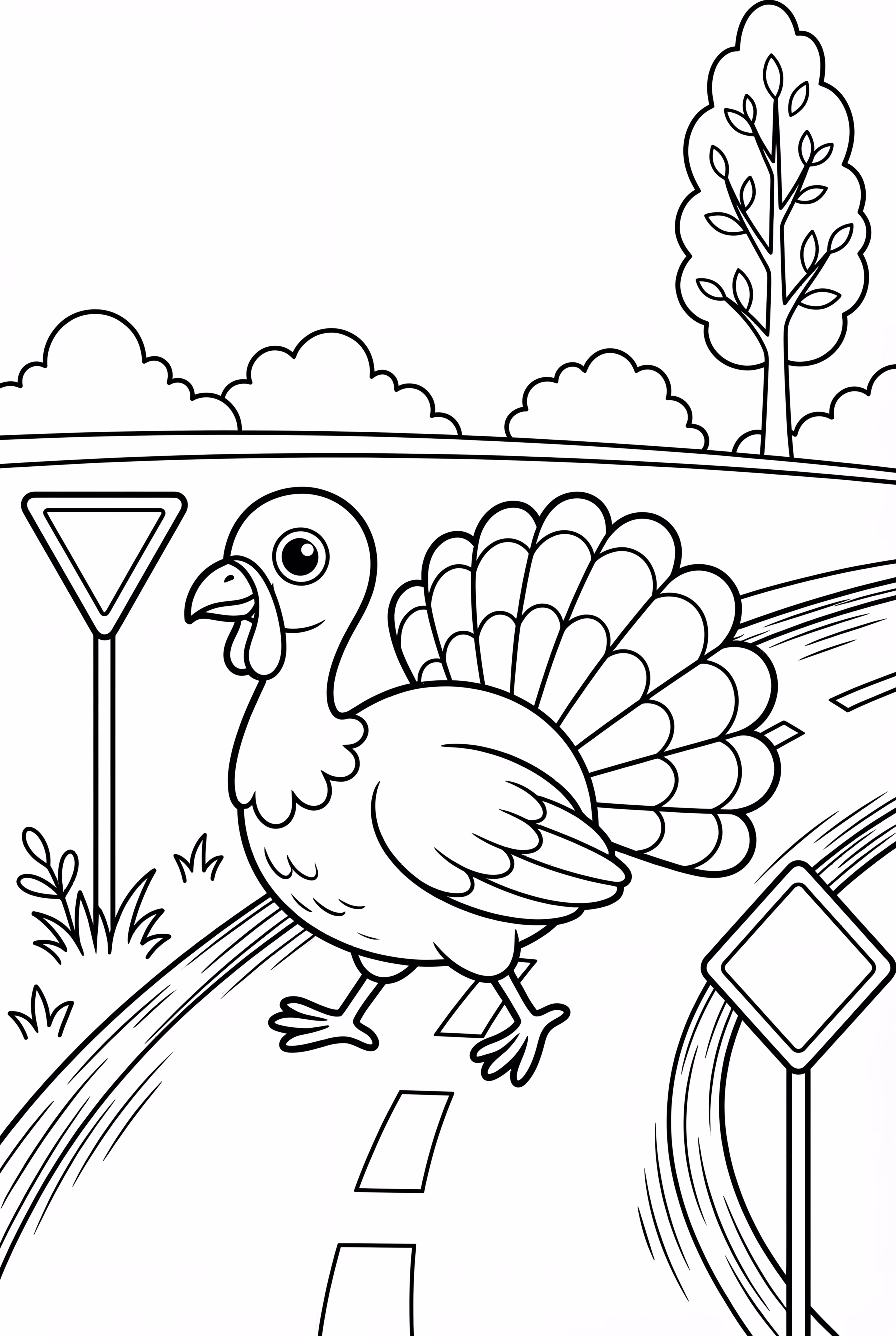 Turkey Crossing Road