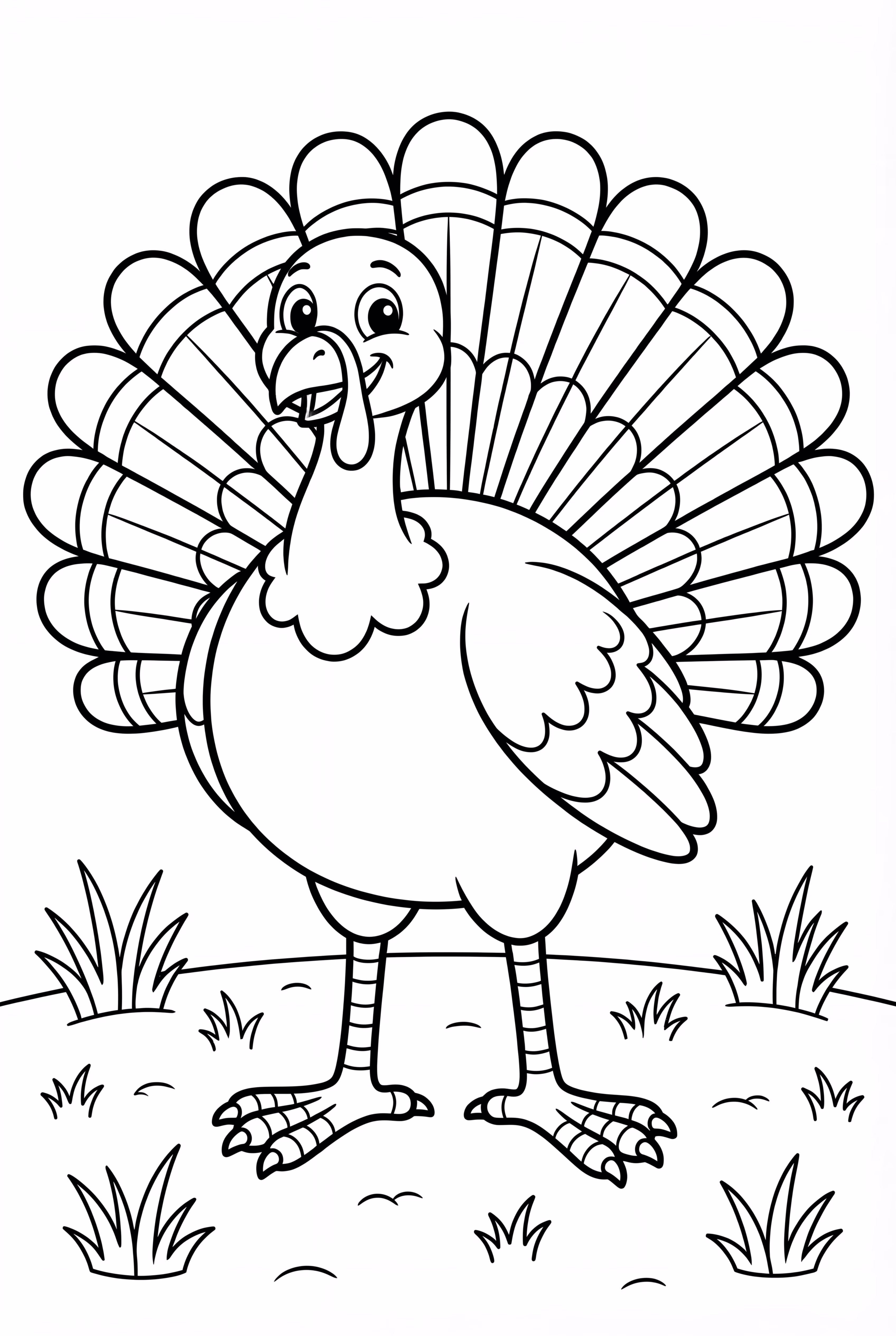 Turkey Feather Display