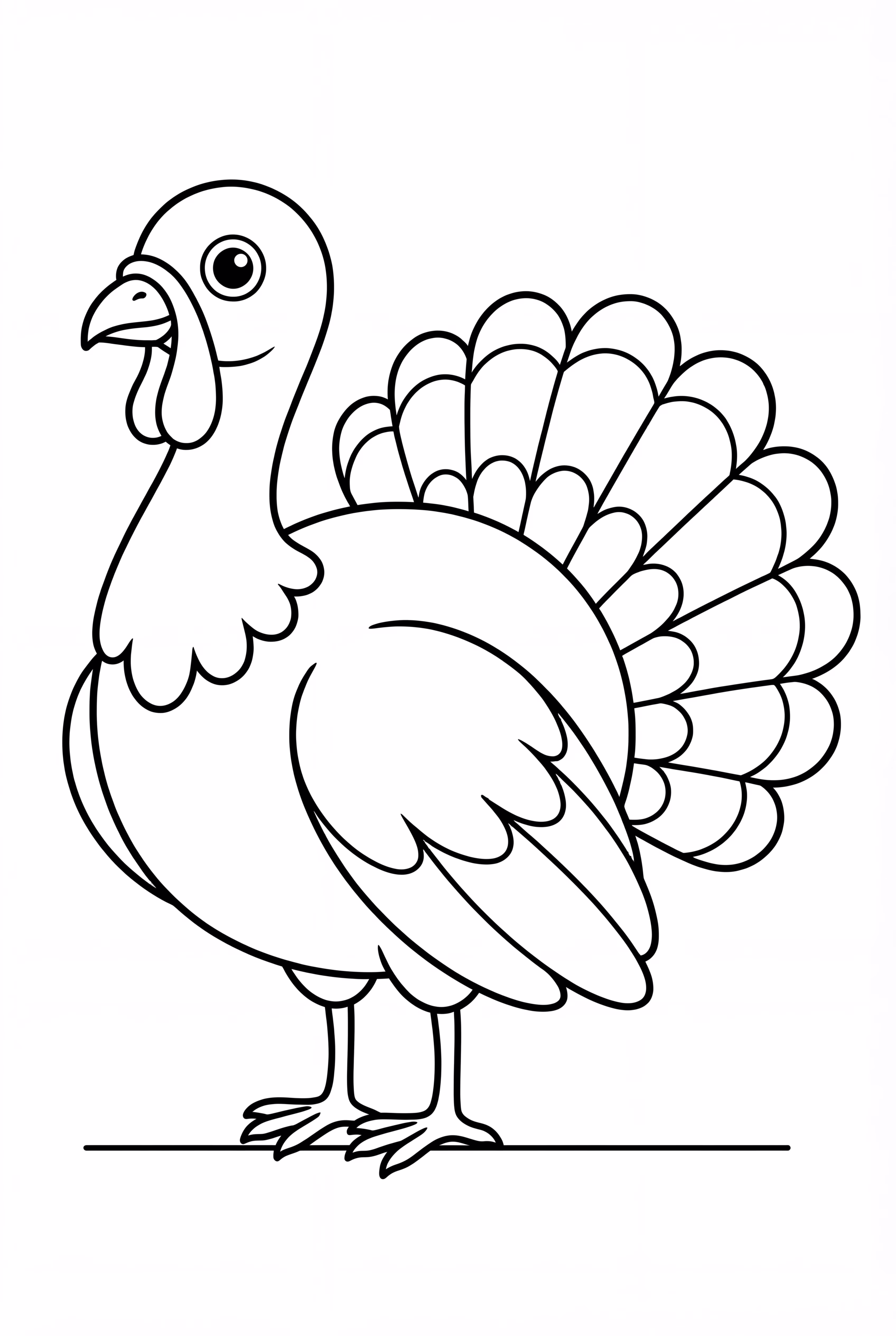 Turkey Simple Outline