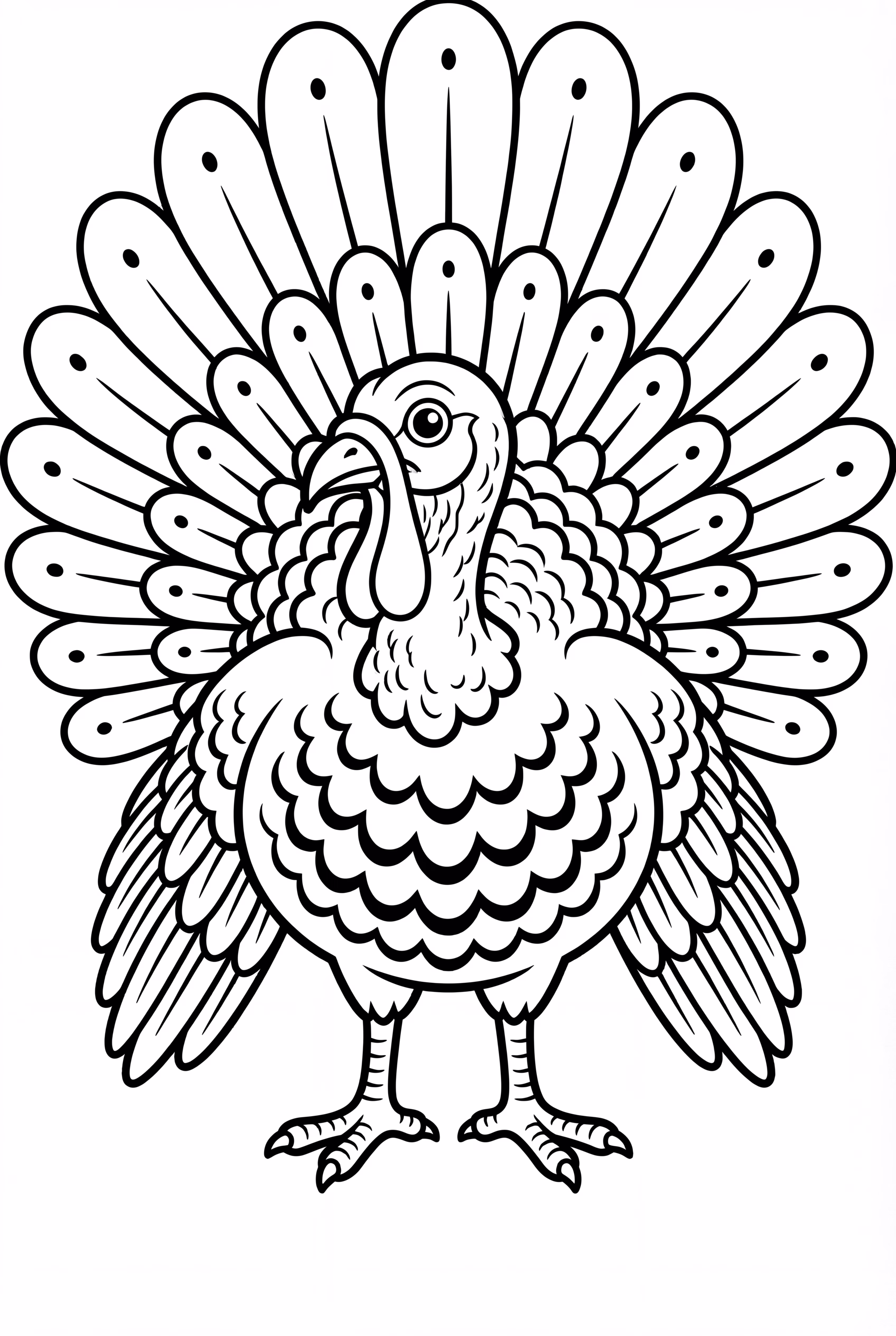 Turkey Spreading Tail