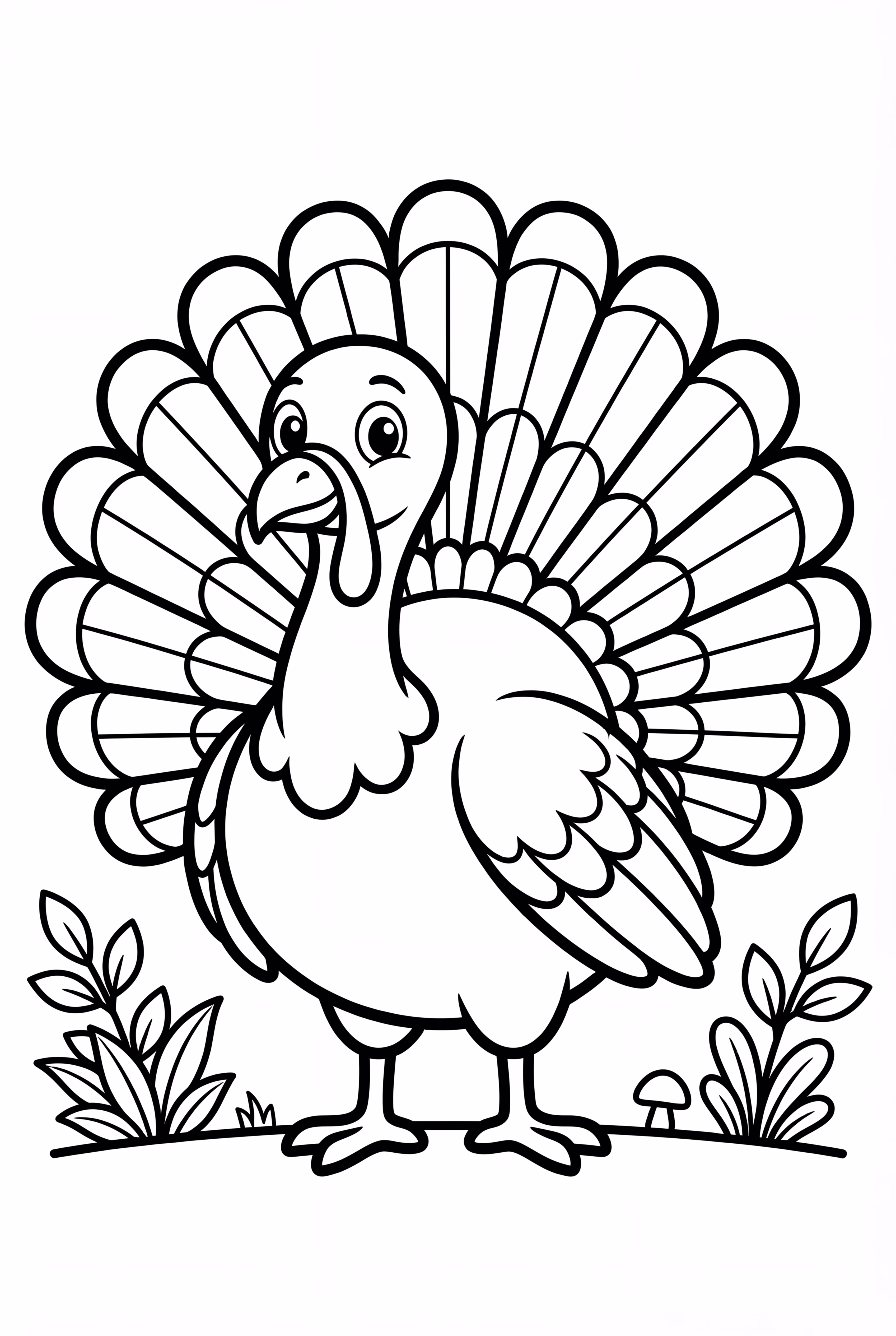 Pavo con Cola Extendida