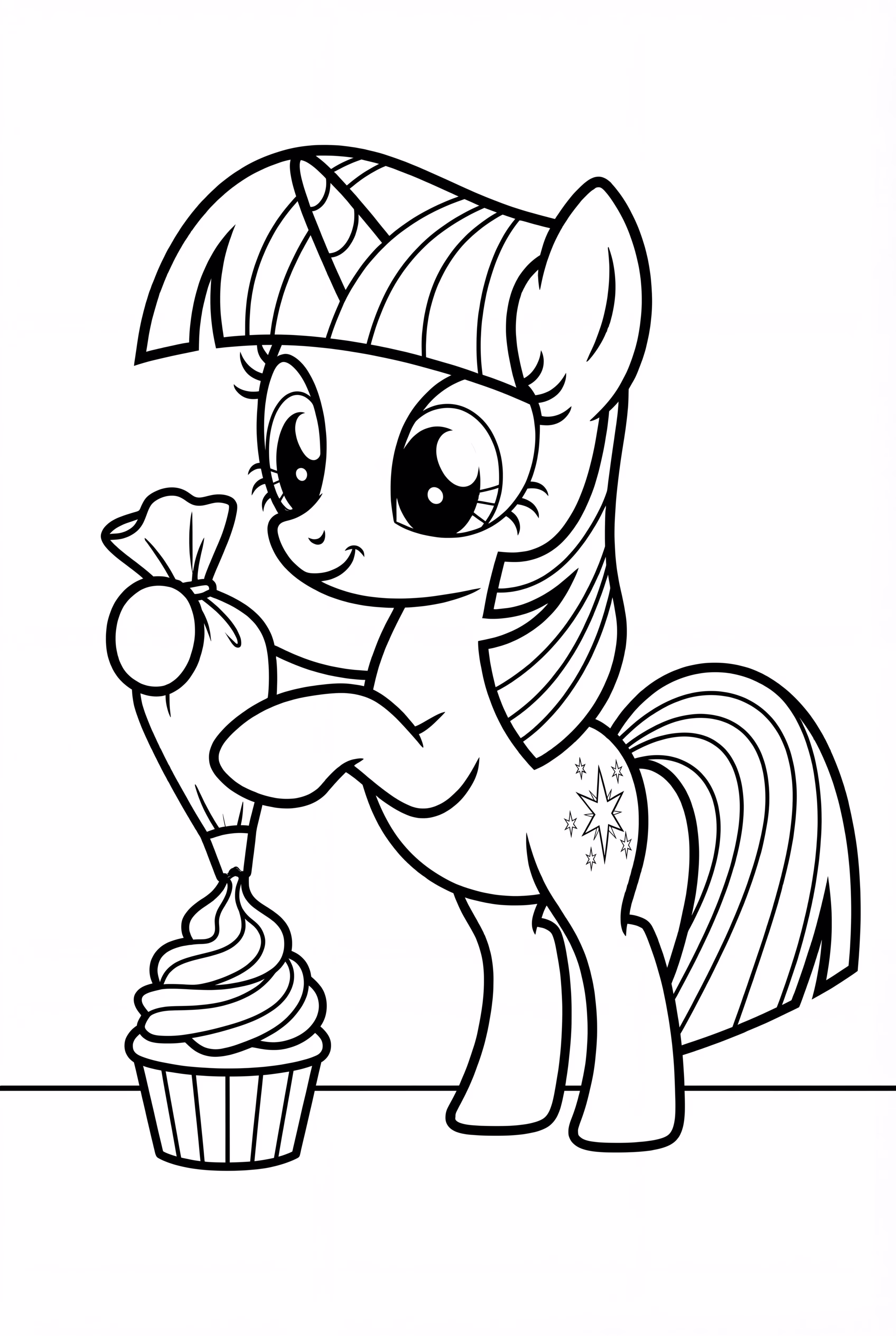 暮光閃閃裝飾杯子蛋糕