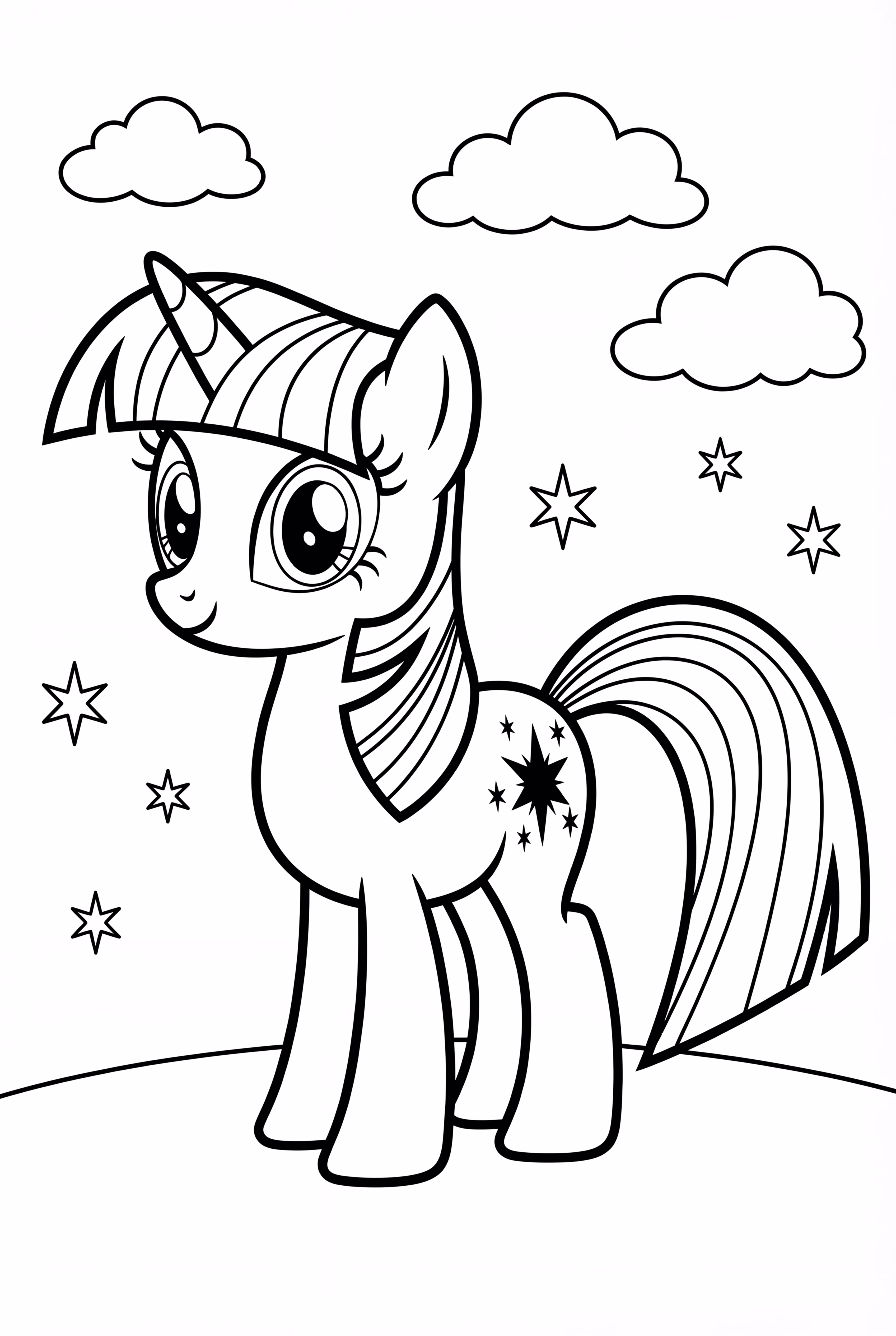 暮光閃閃展示她的專屬標誌