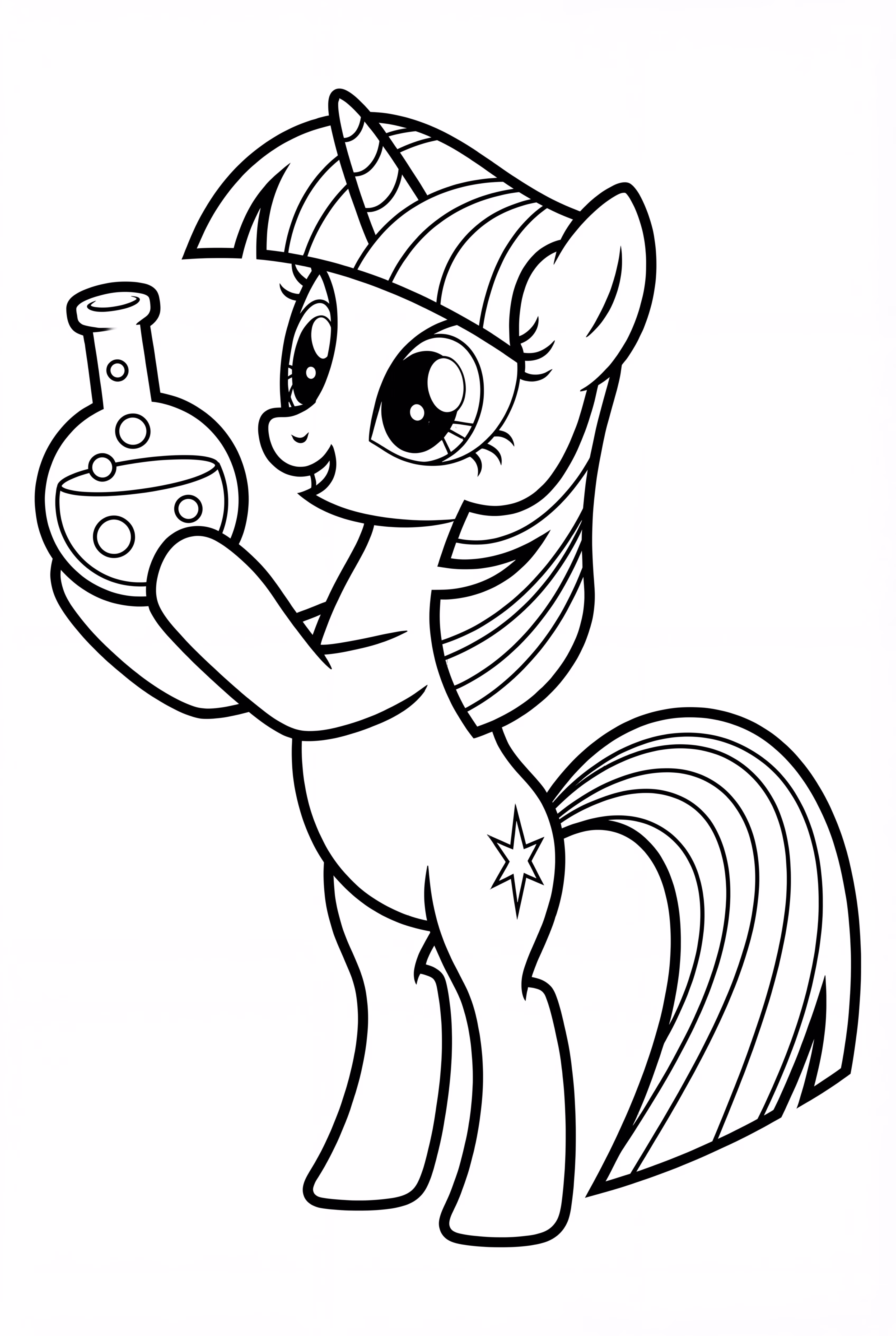 Twilight Sparkle avec une potion magique