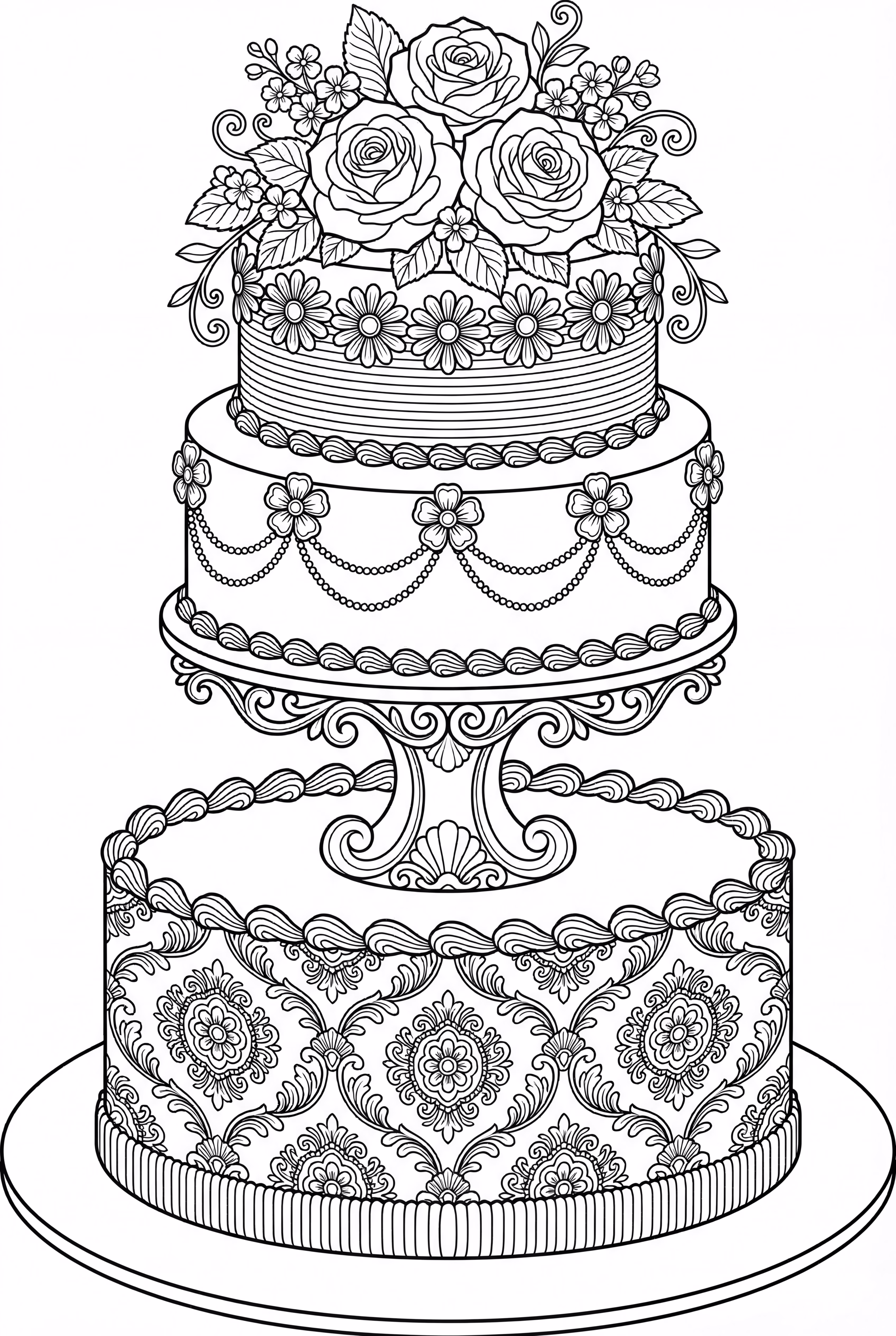 Gâteau à deux étages