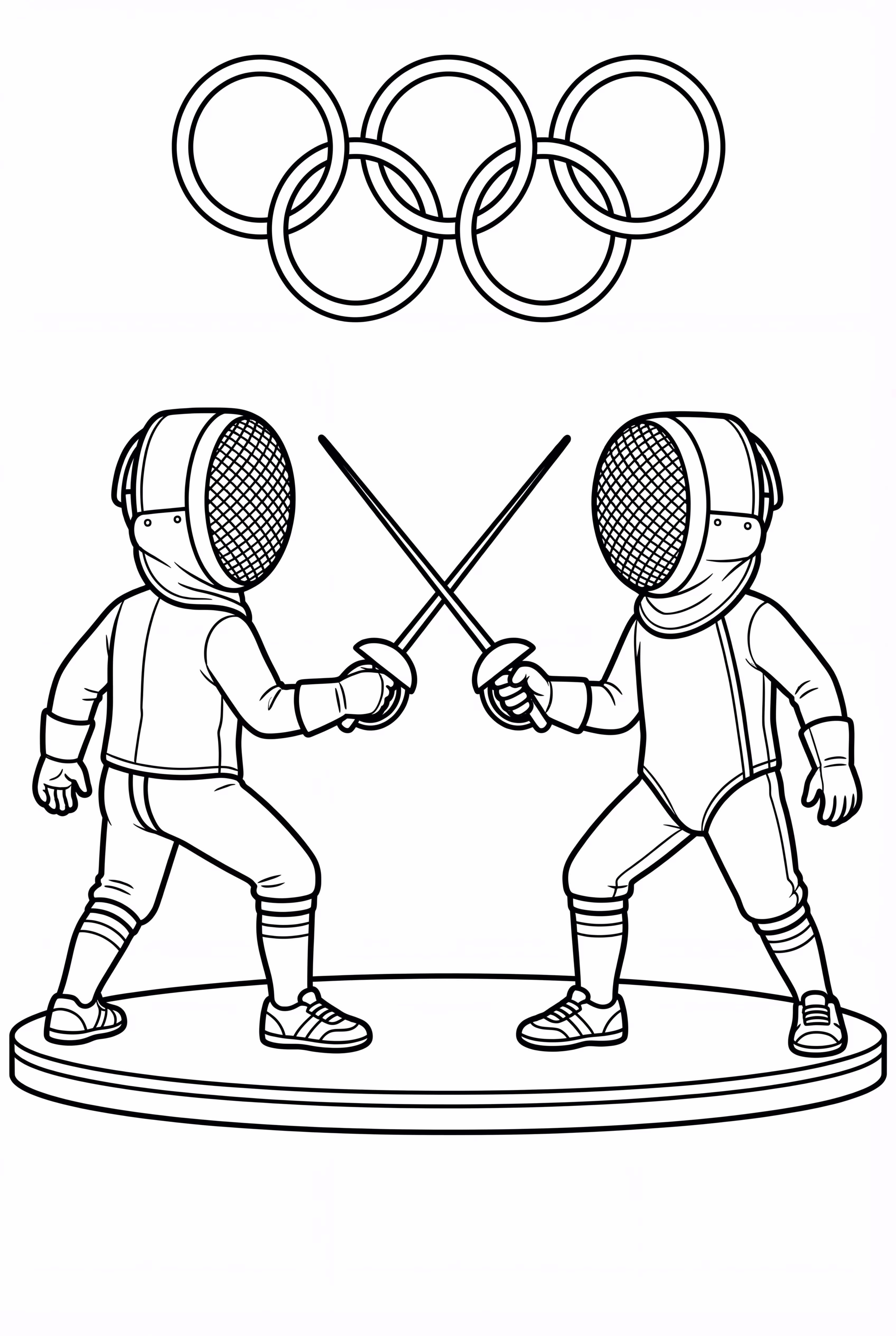 Two Olympics Fencers