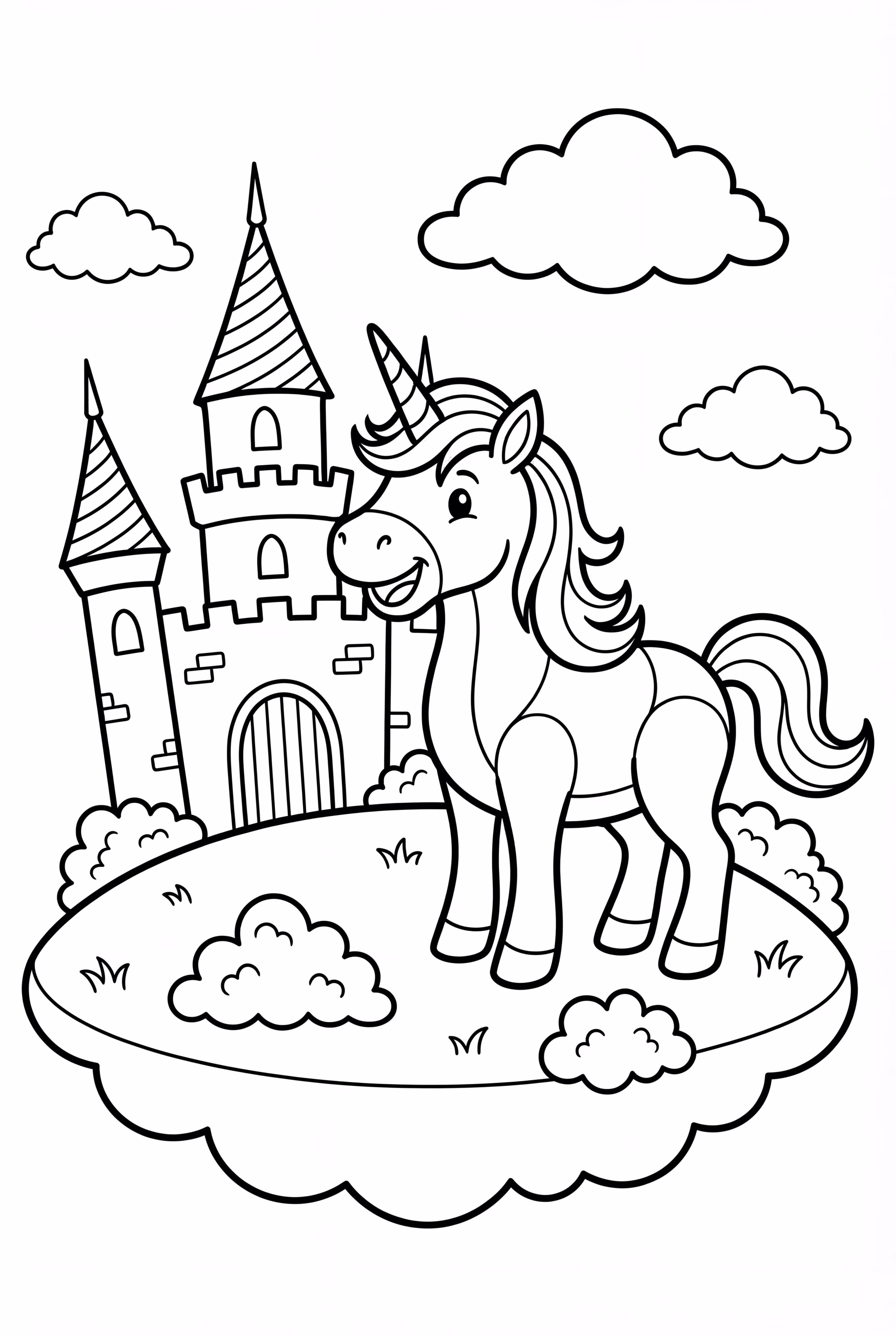 Unicorn Castle Cloud Kingdom