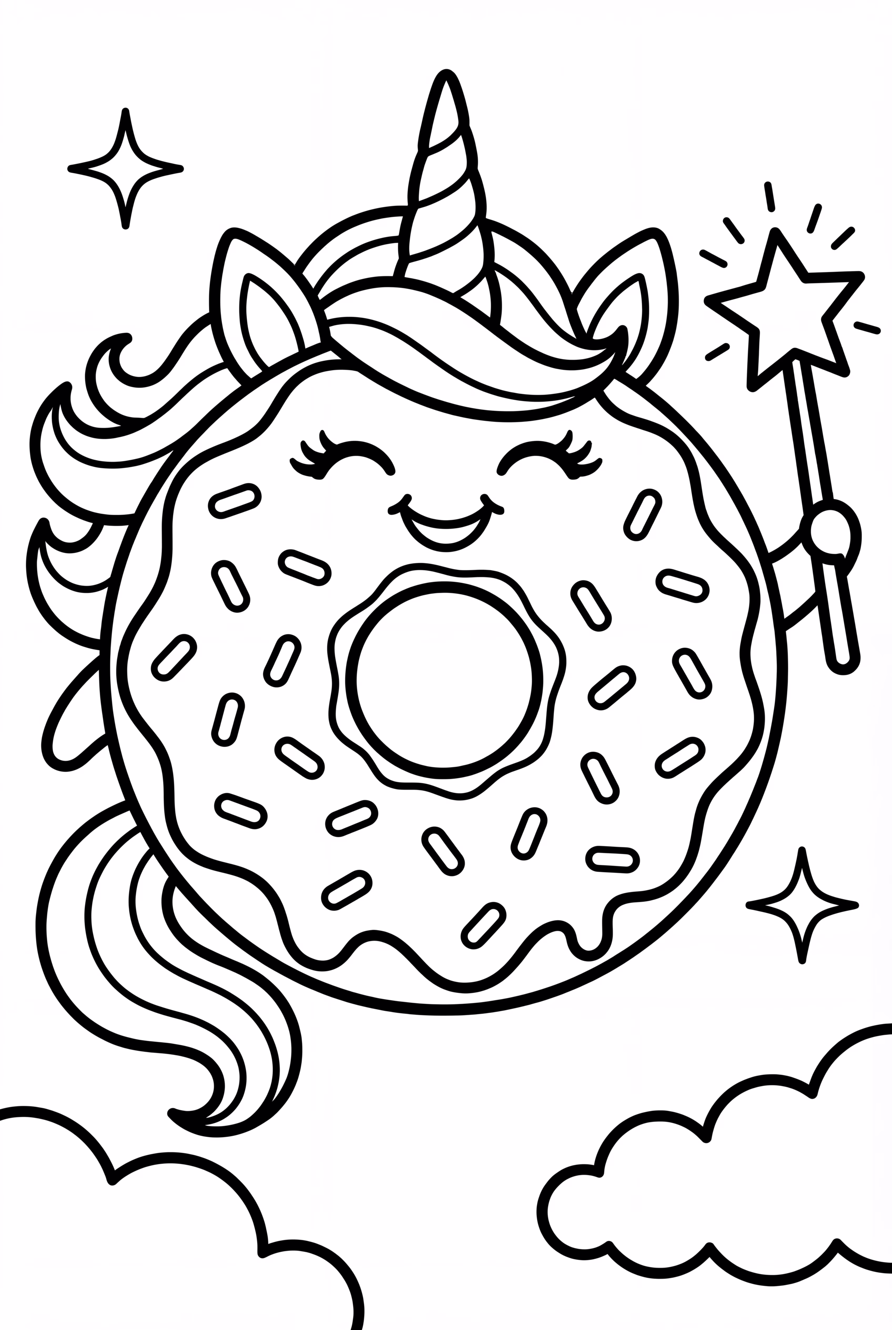 유니콘 도넛과 마법 지팡이