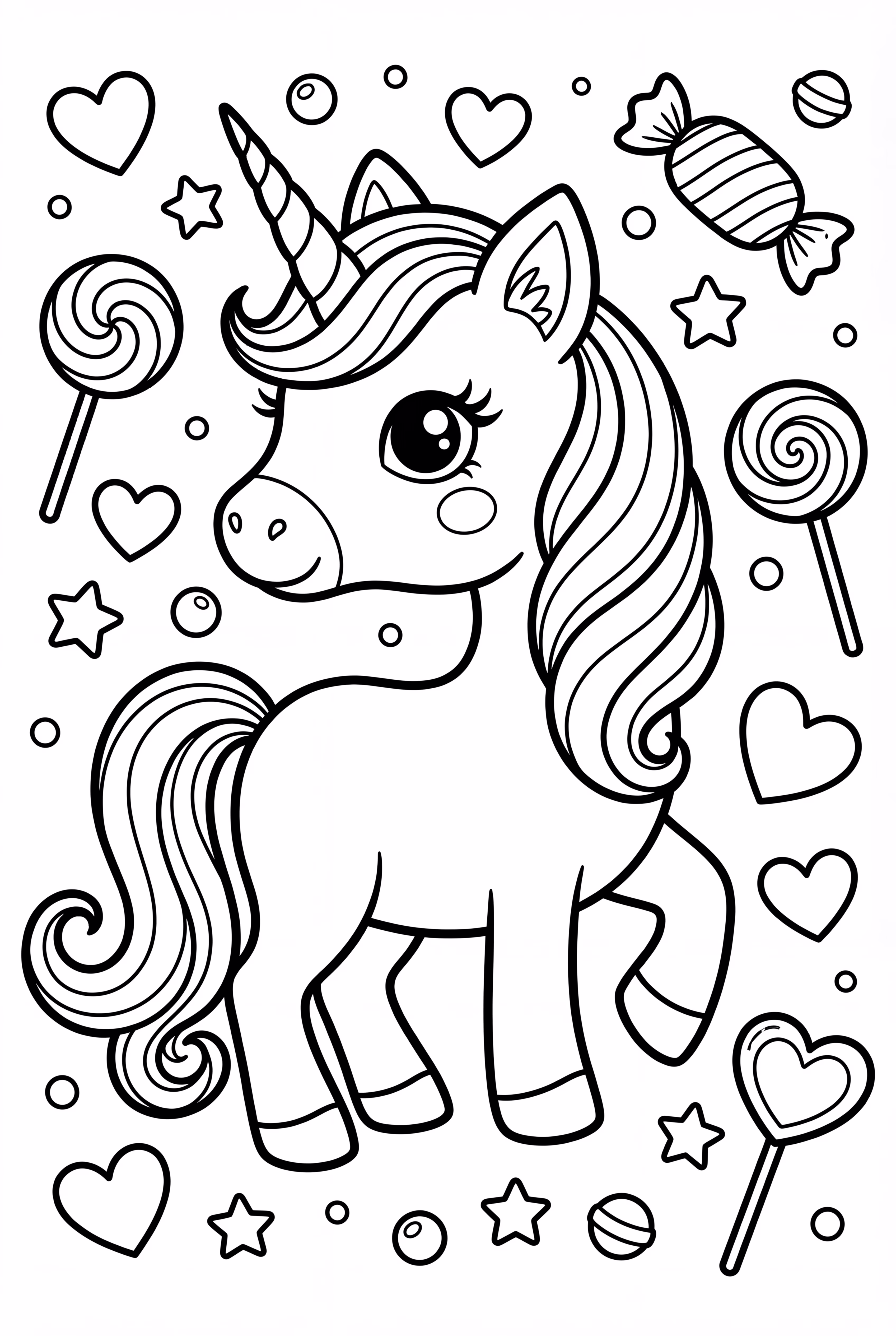 Unicorn Heart And Candy Dreams