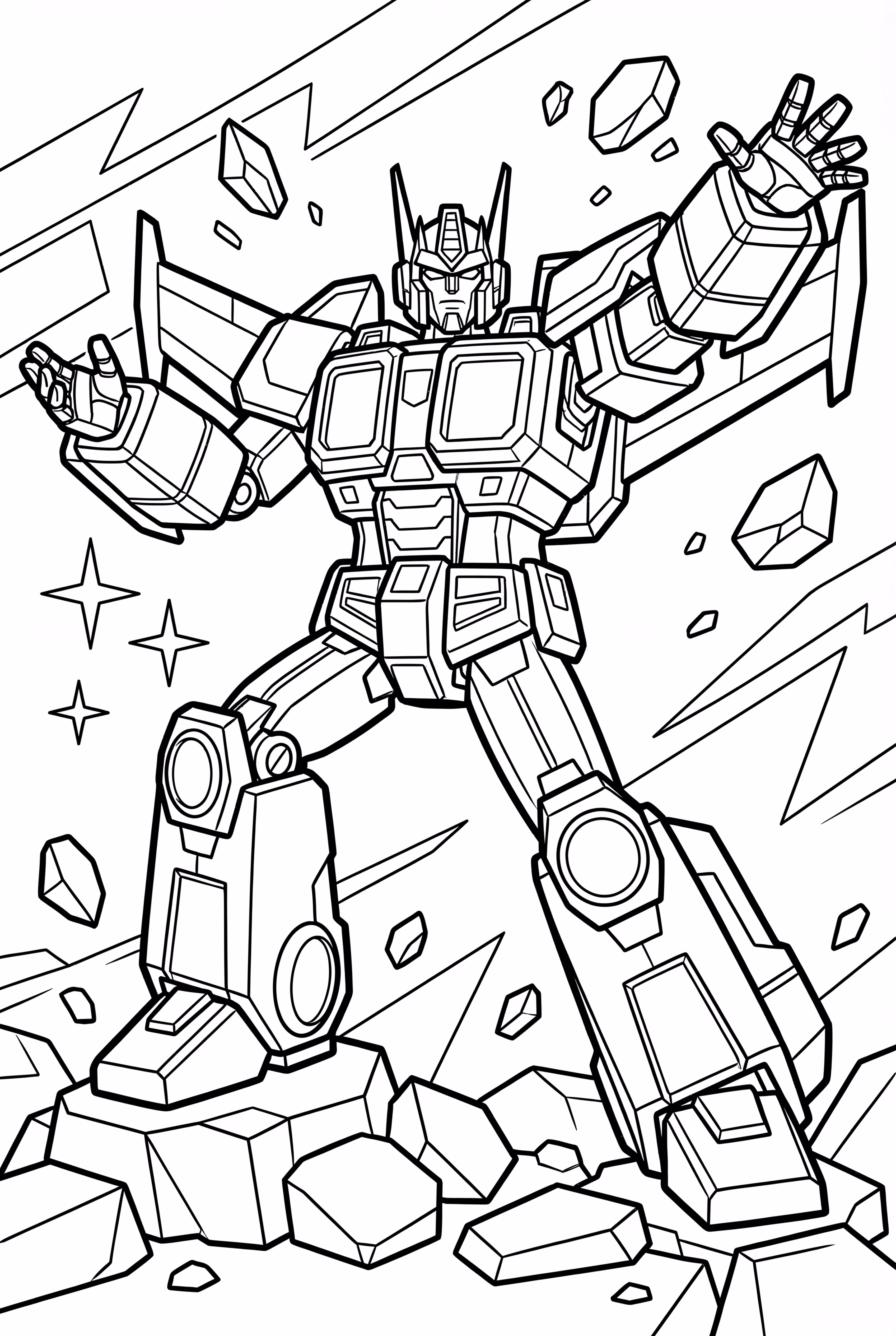 Unicron Transformers Creating Chaos