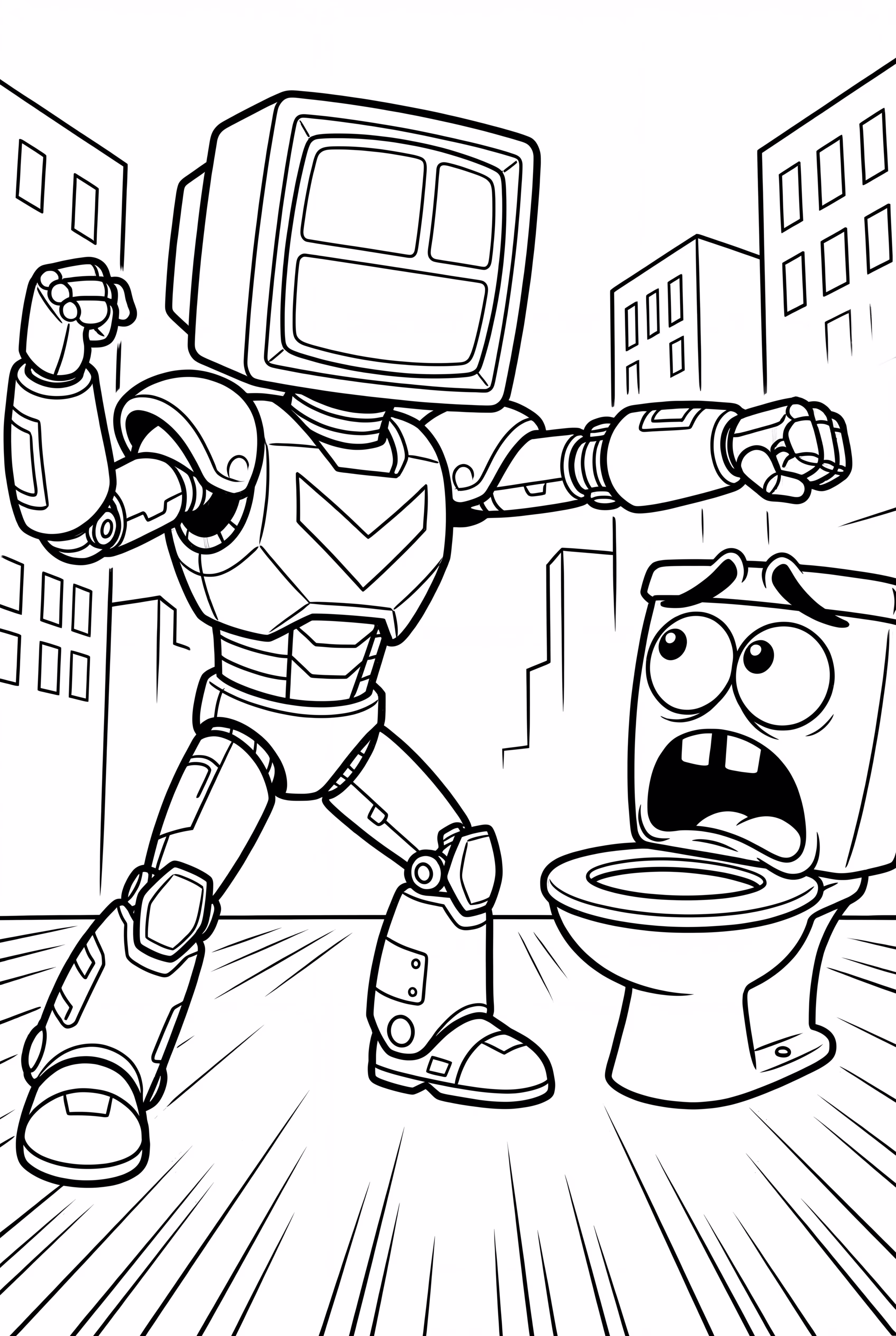 Aufgerüsteter Titan TV-Mann Ultimative Kraft gegen Skibidi Toilette