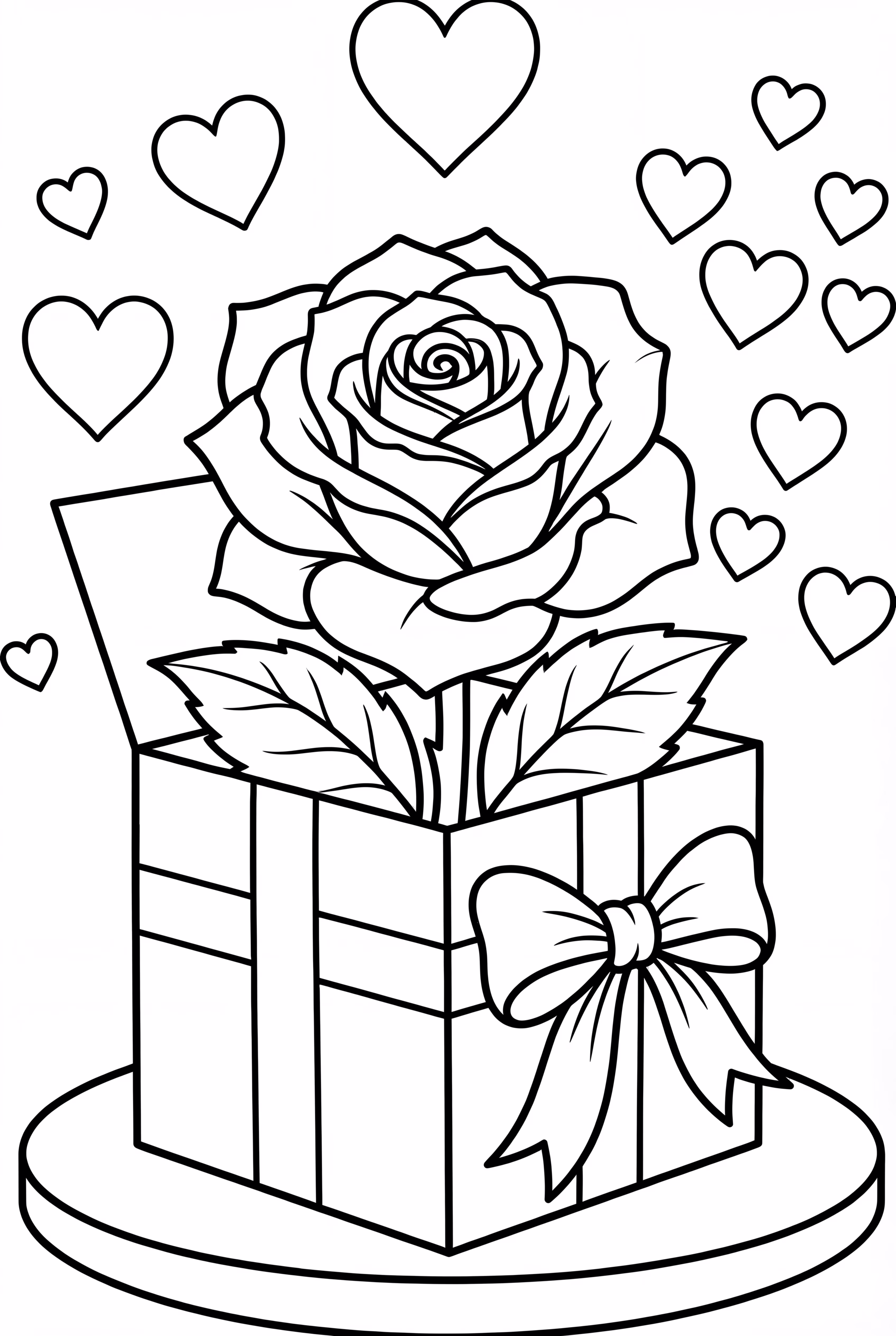 Valentine Rose Gift