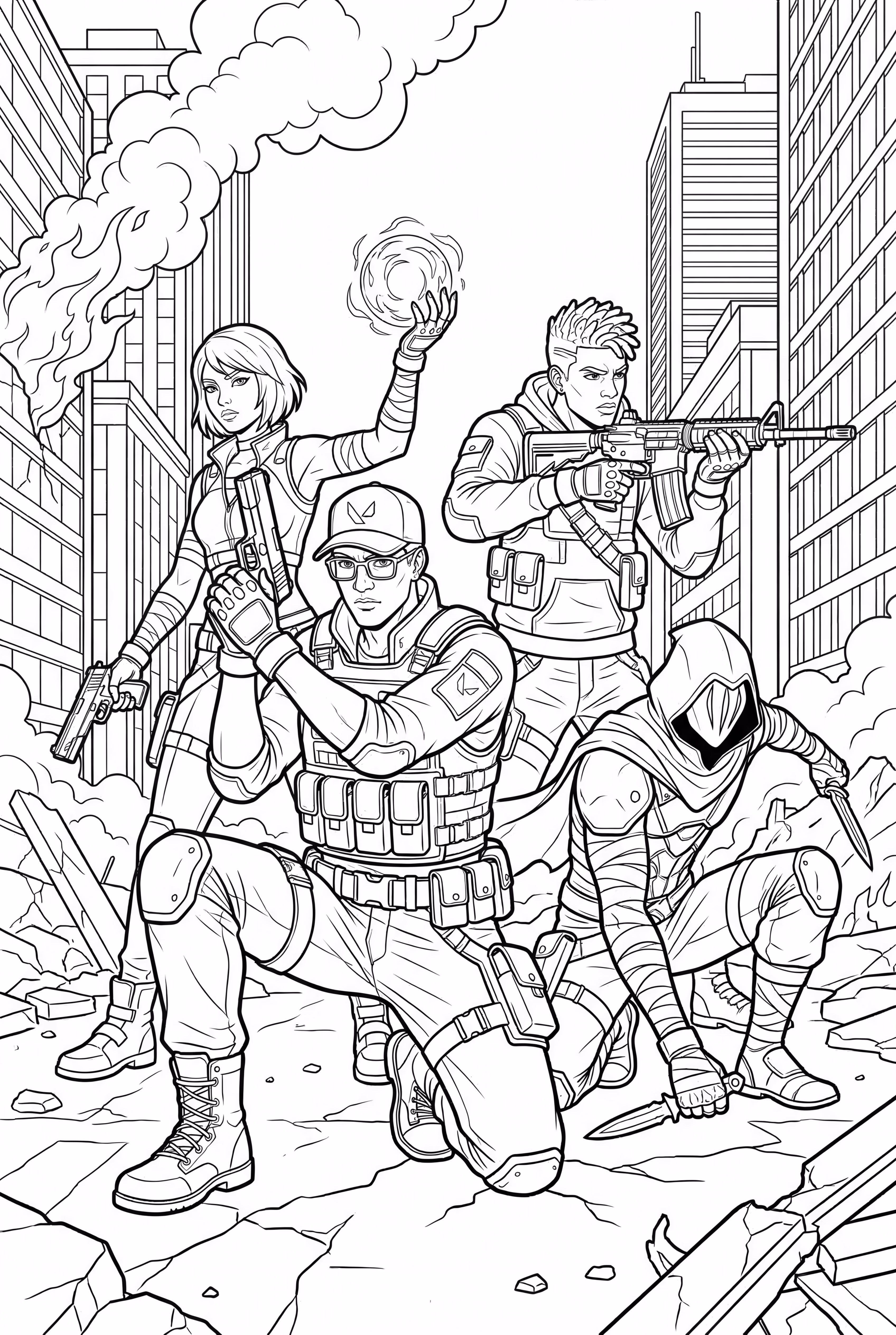 Valorant Agents In A Cinematic Pose