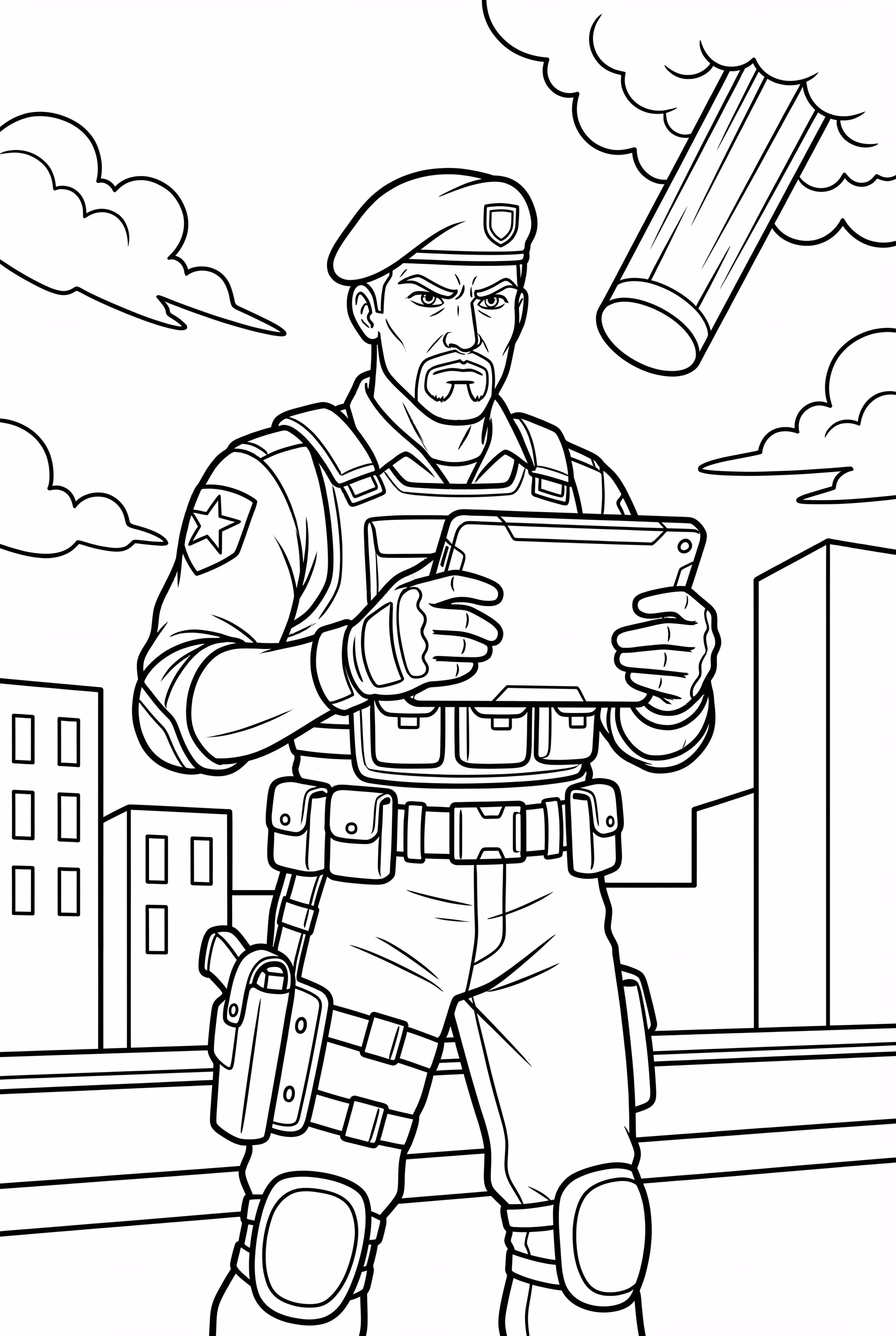 Valorant Brimstone Chamando um Ataque Orbital