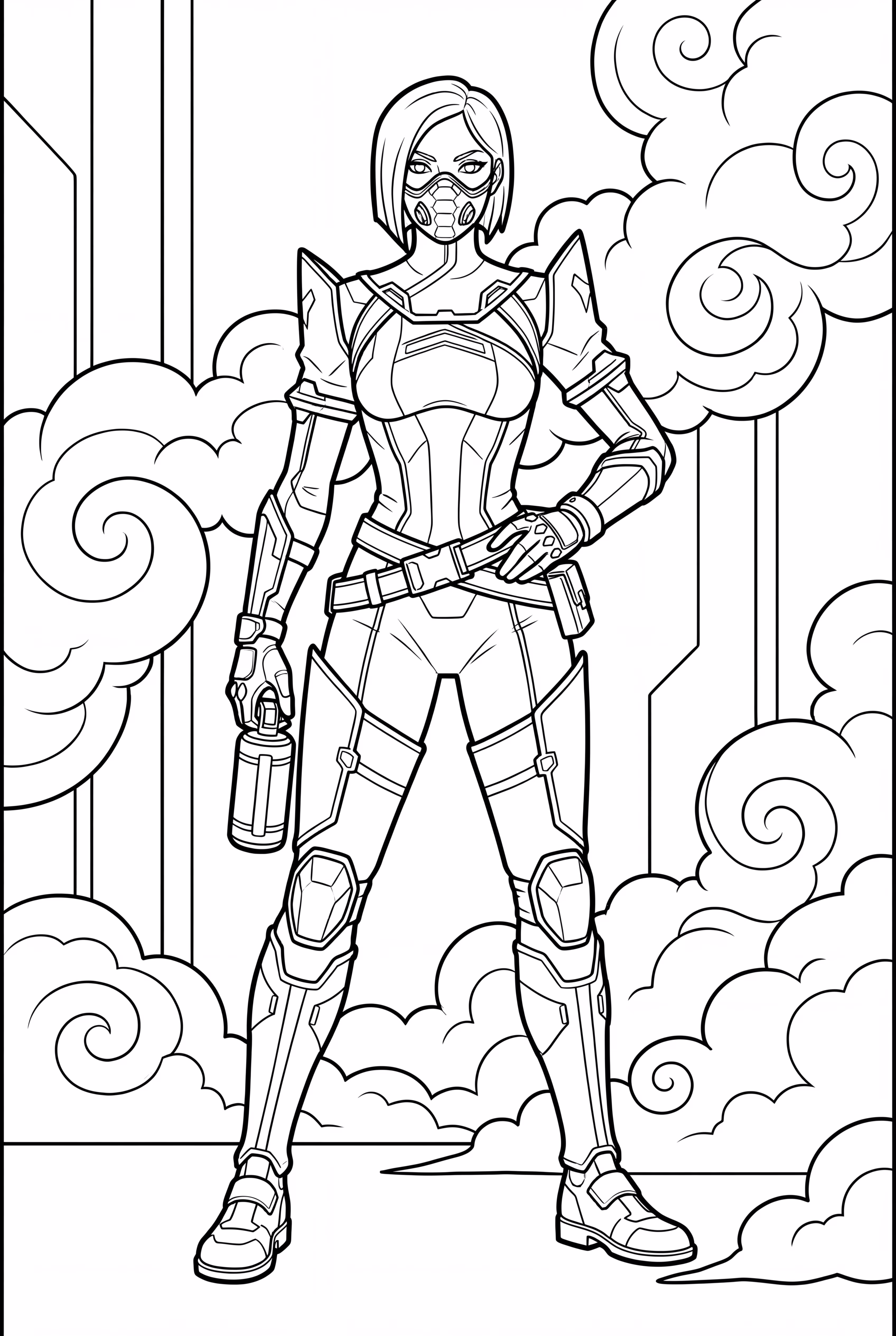 Valorant Viper avec son écran toxique