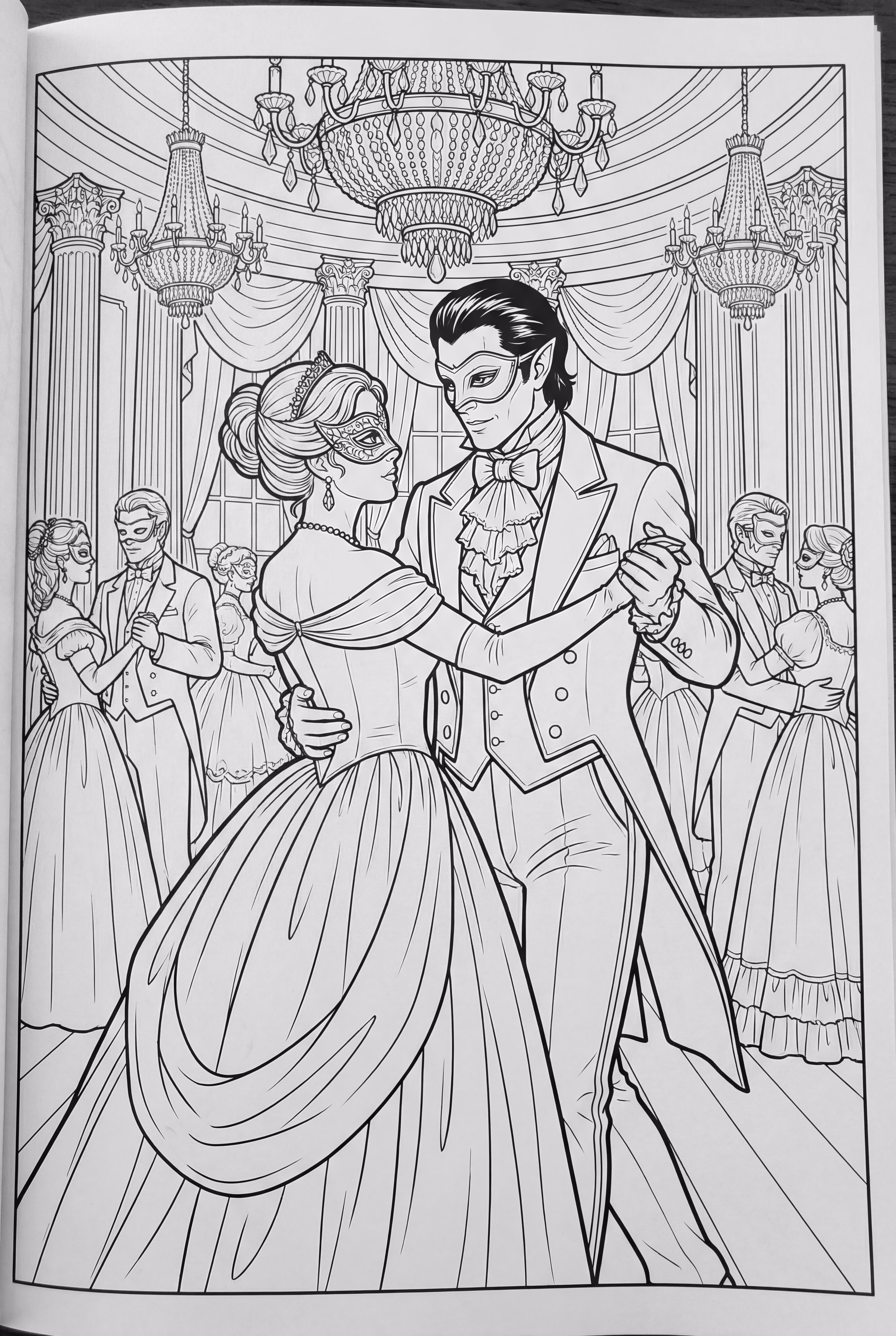 Vampire At A Masquerade Ball