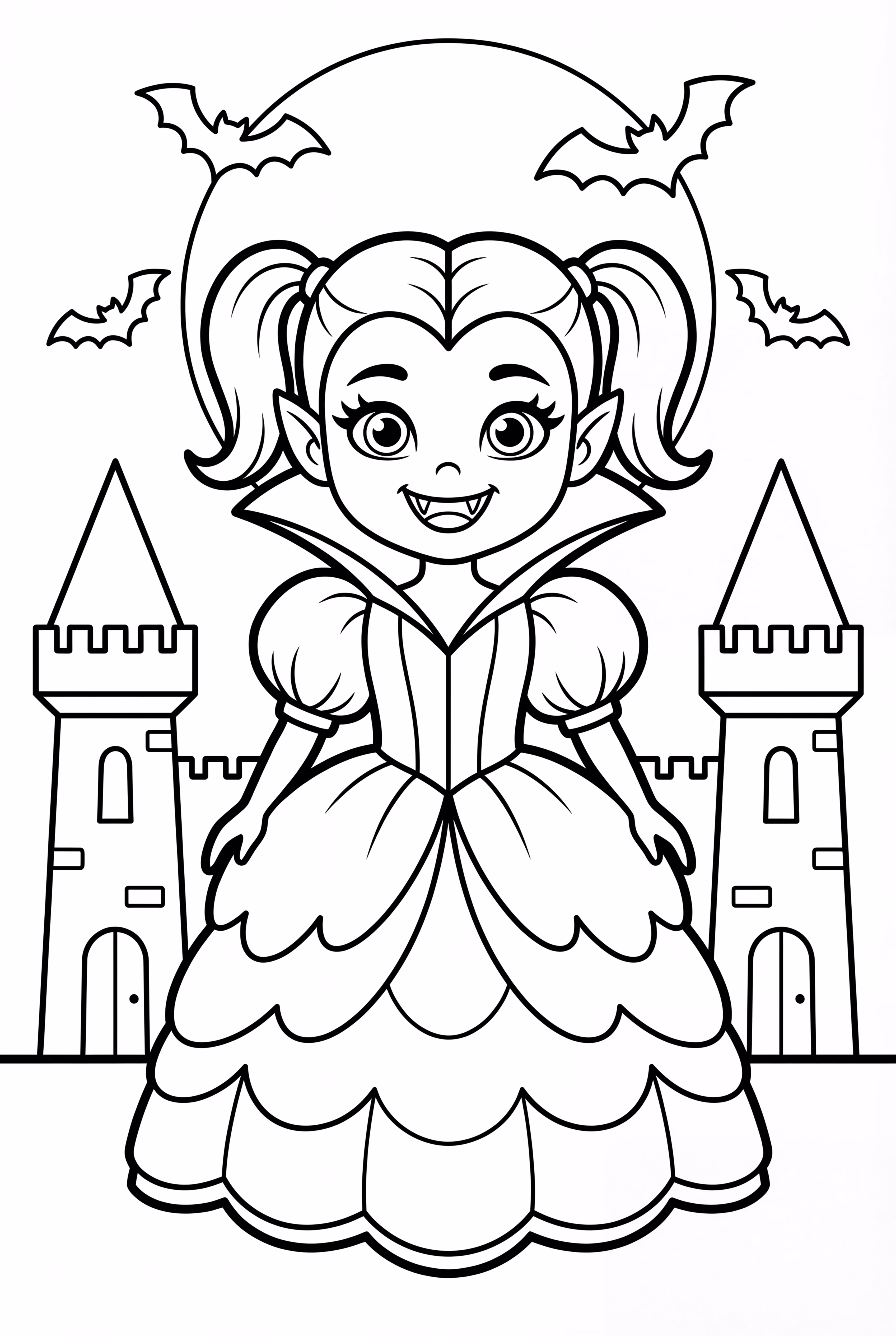 Vampire Girl In A Puffy Dress