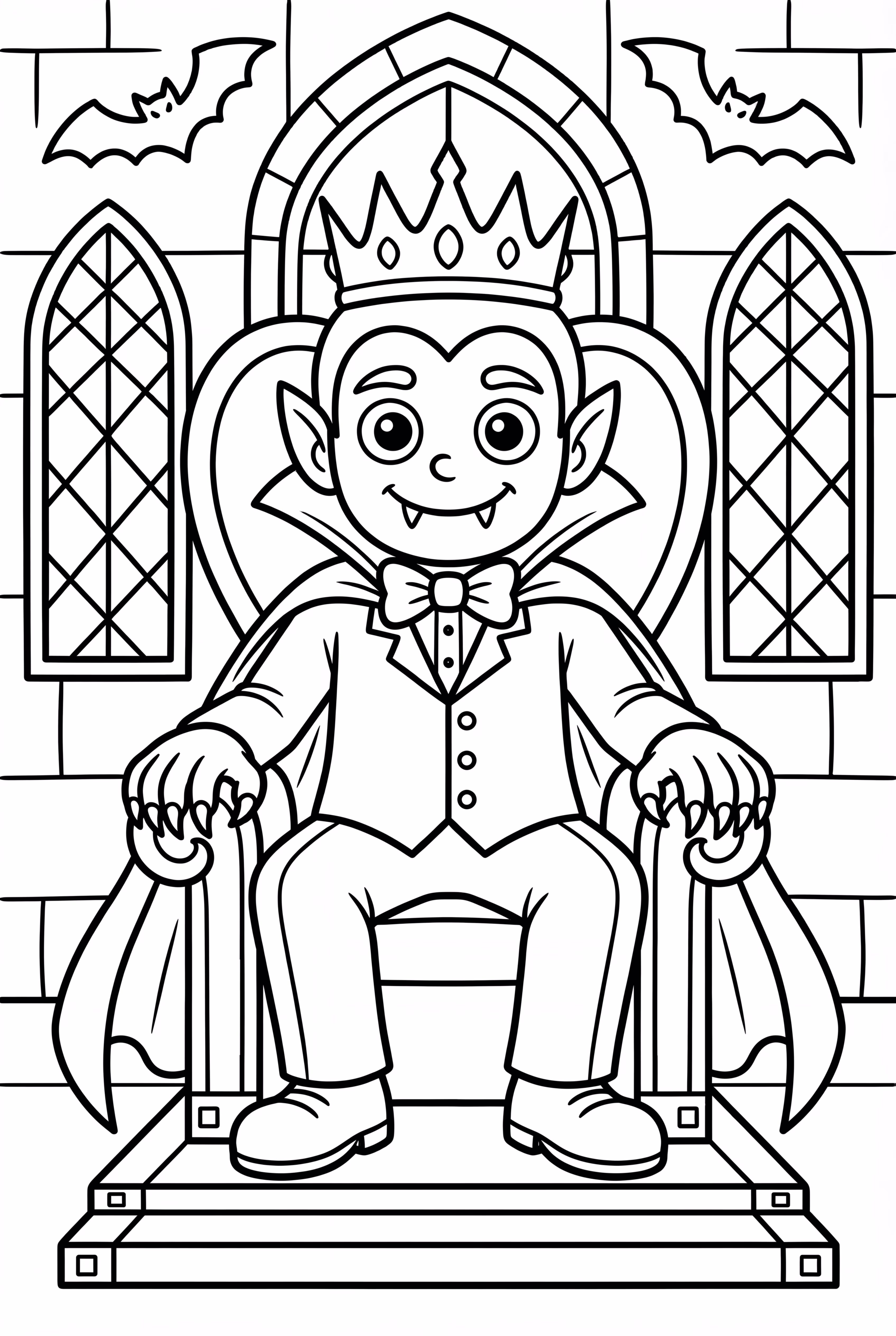Vampire Prince On A Throne