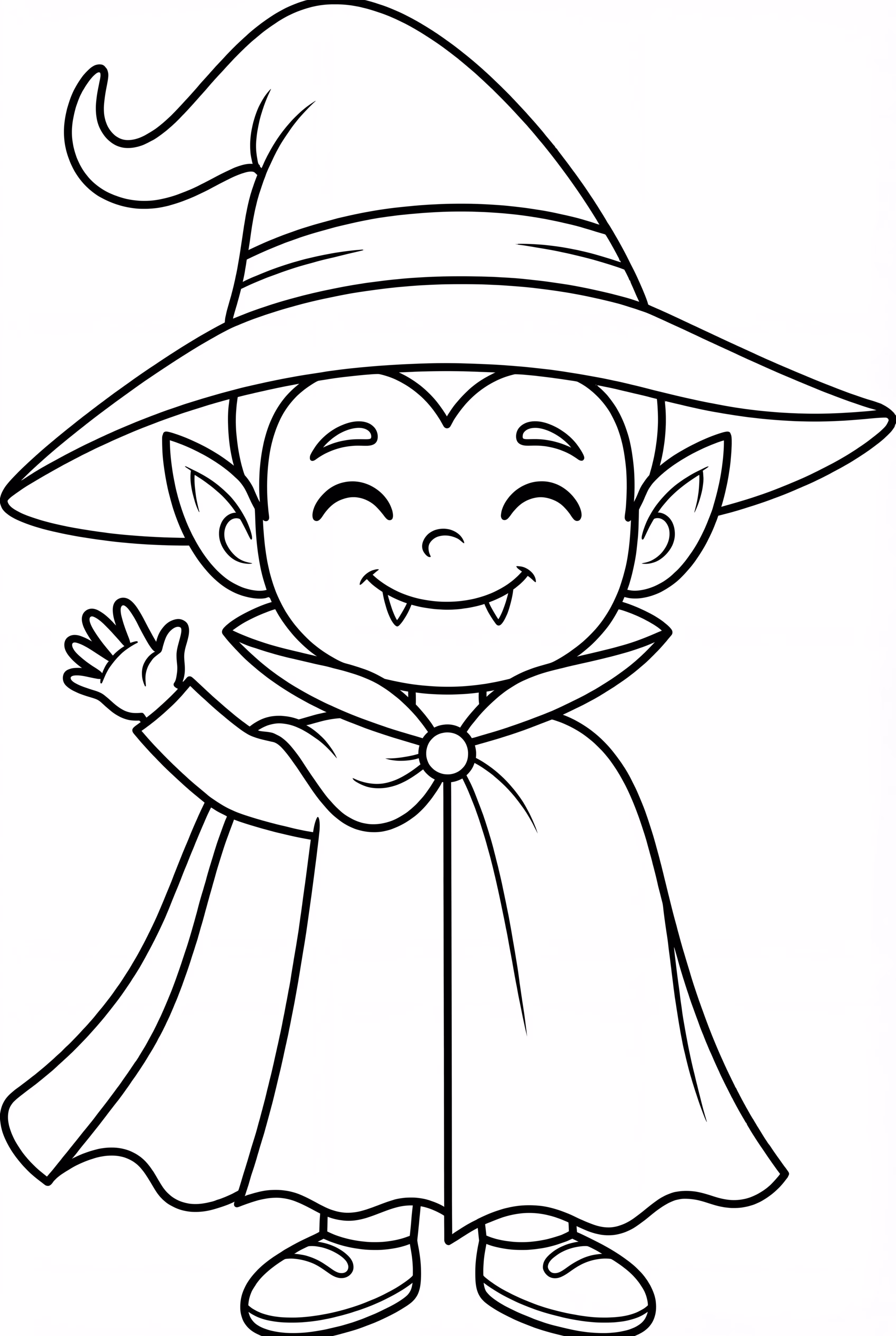 ふざけた帽子をかぶったバンパイア