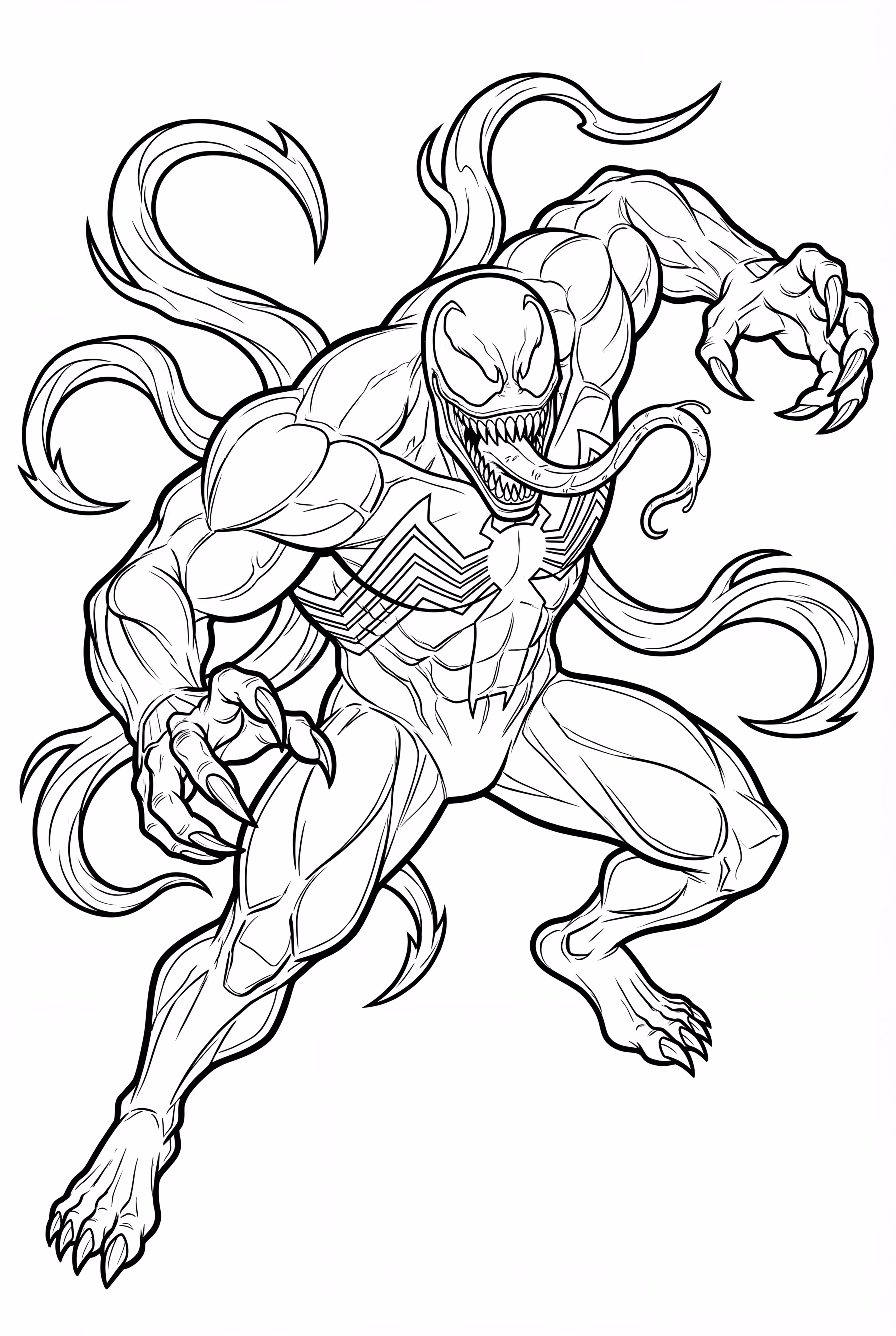 transformação do simbiótico Venom