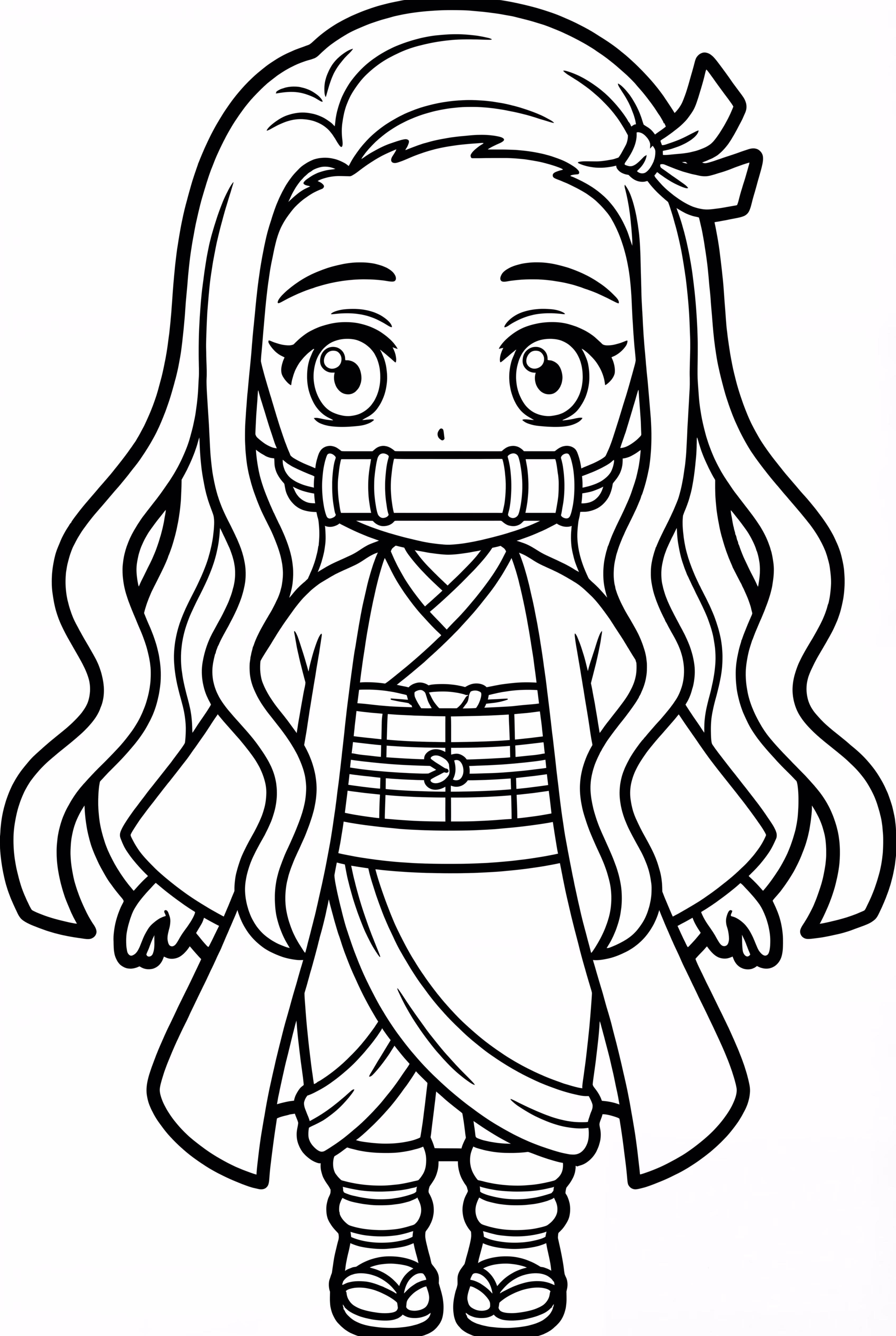 Very Simple Nezuko Standing Pose