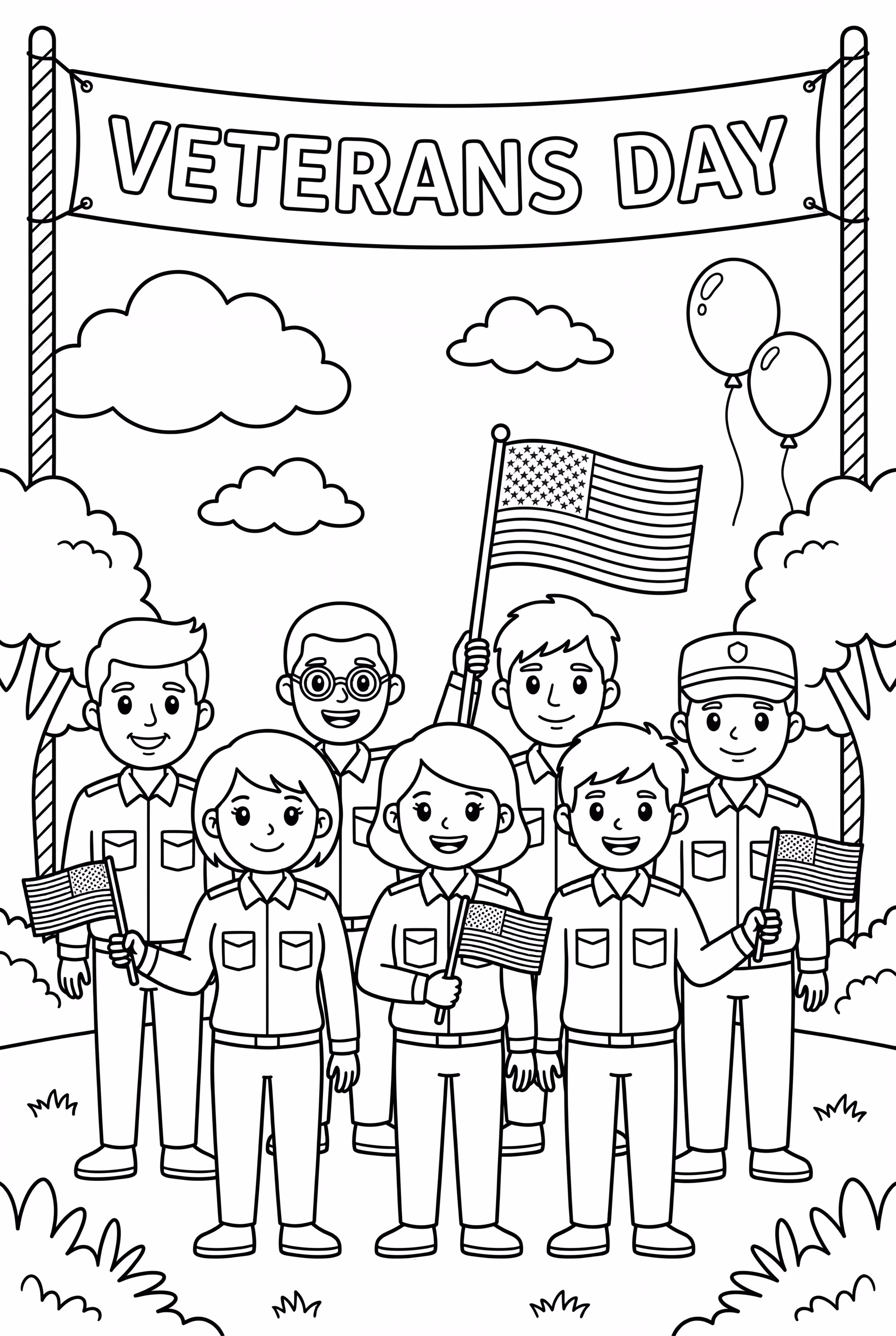 退伍军人节社区聚会