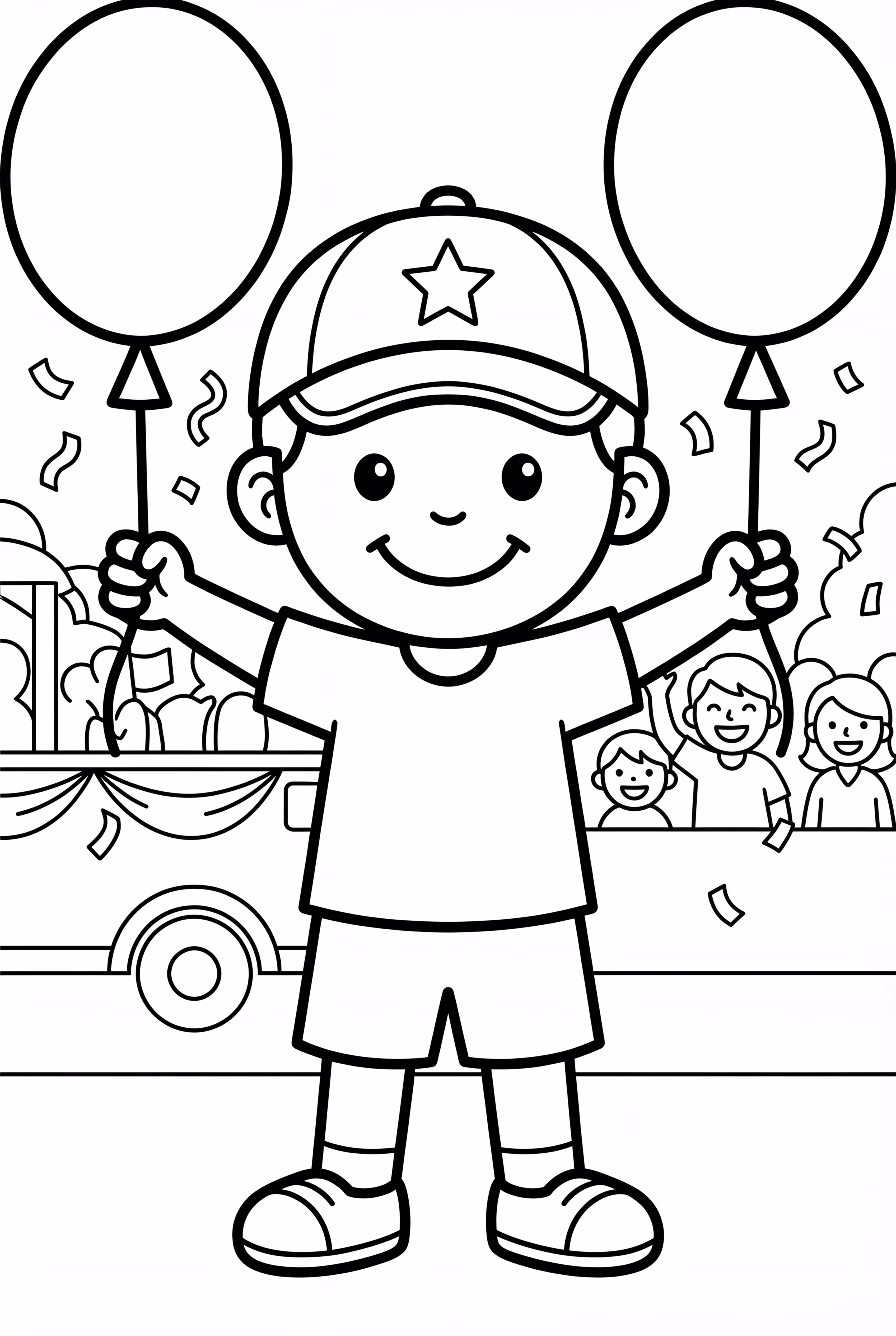 Veterans Day Parade With Balloons