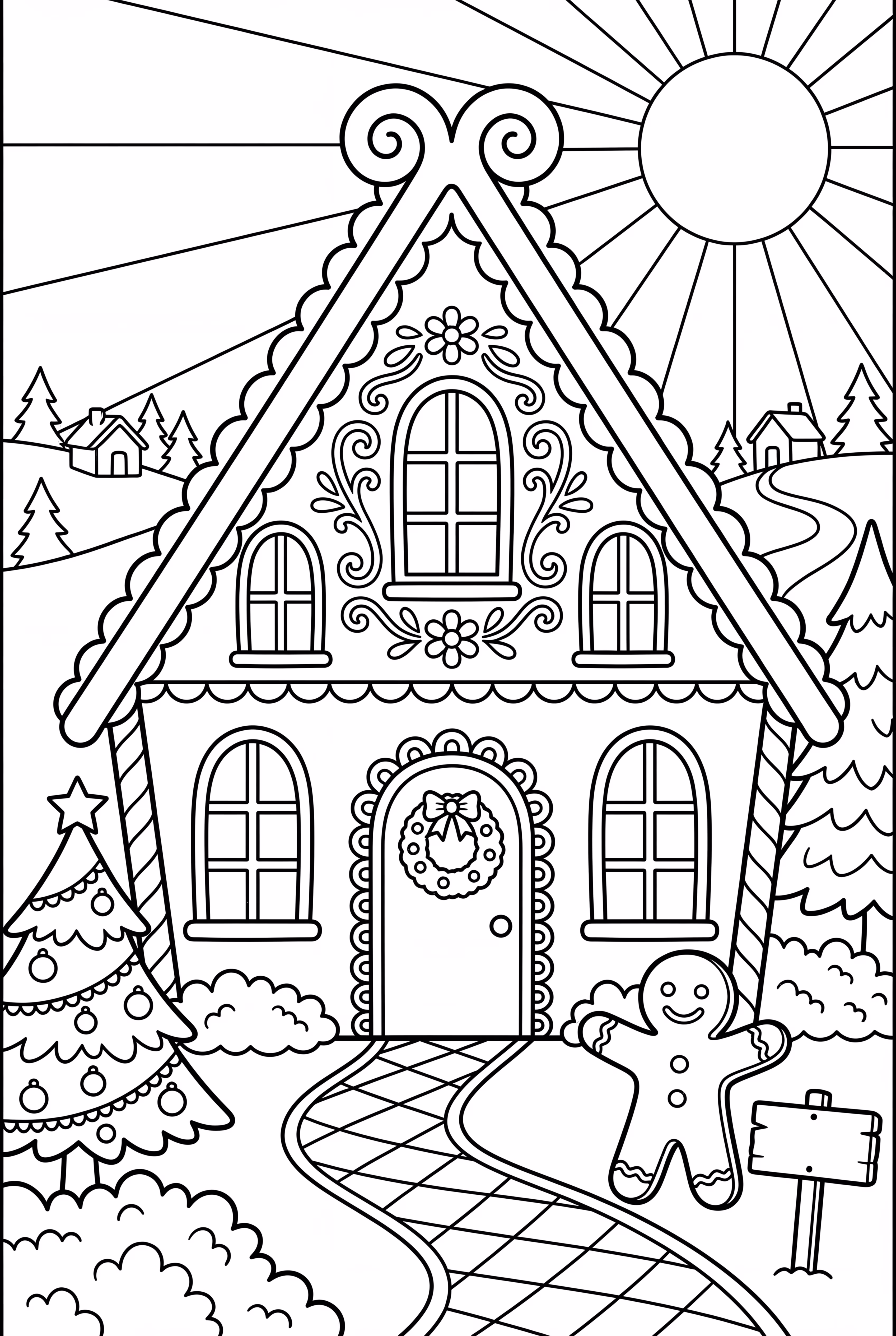 维多利亚风格姜饼屋