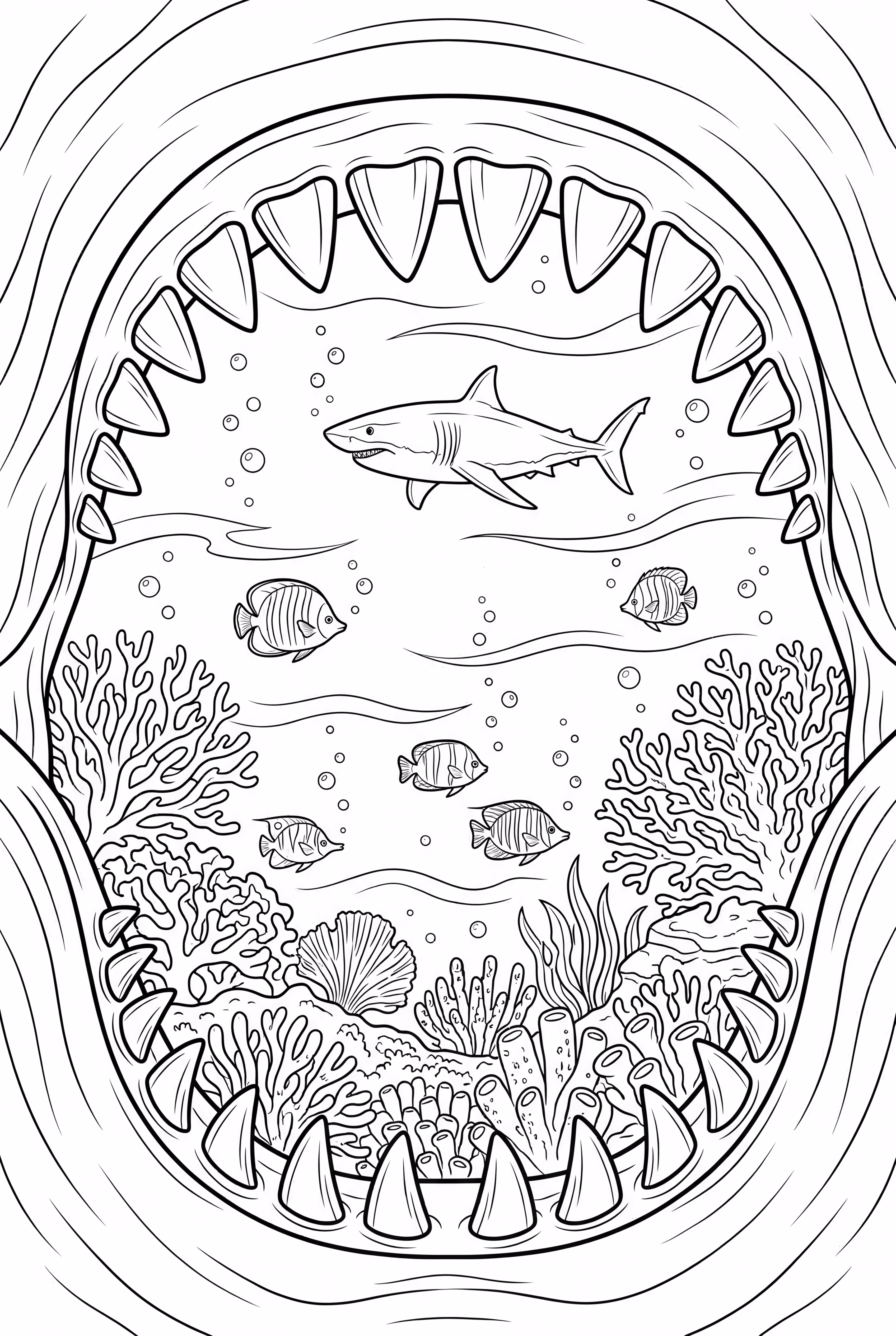 View from Inside The Megalodon's Mouth