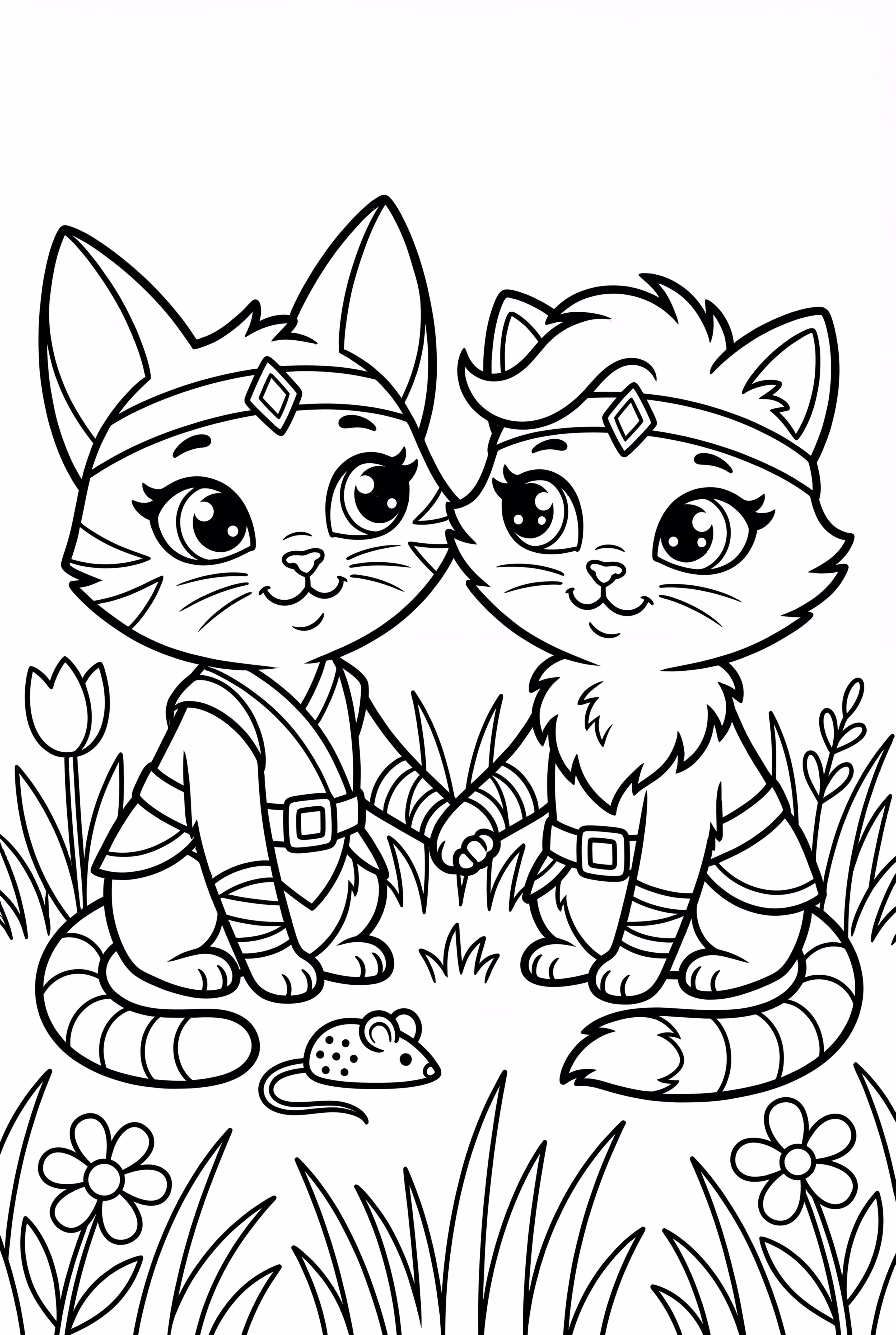 Warrior Cat Battle Scene