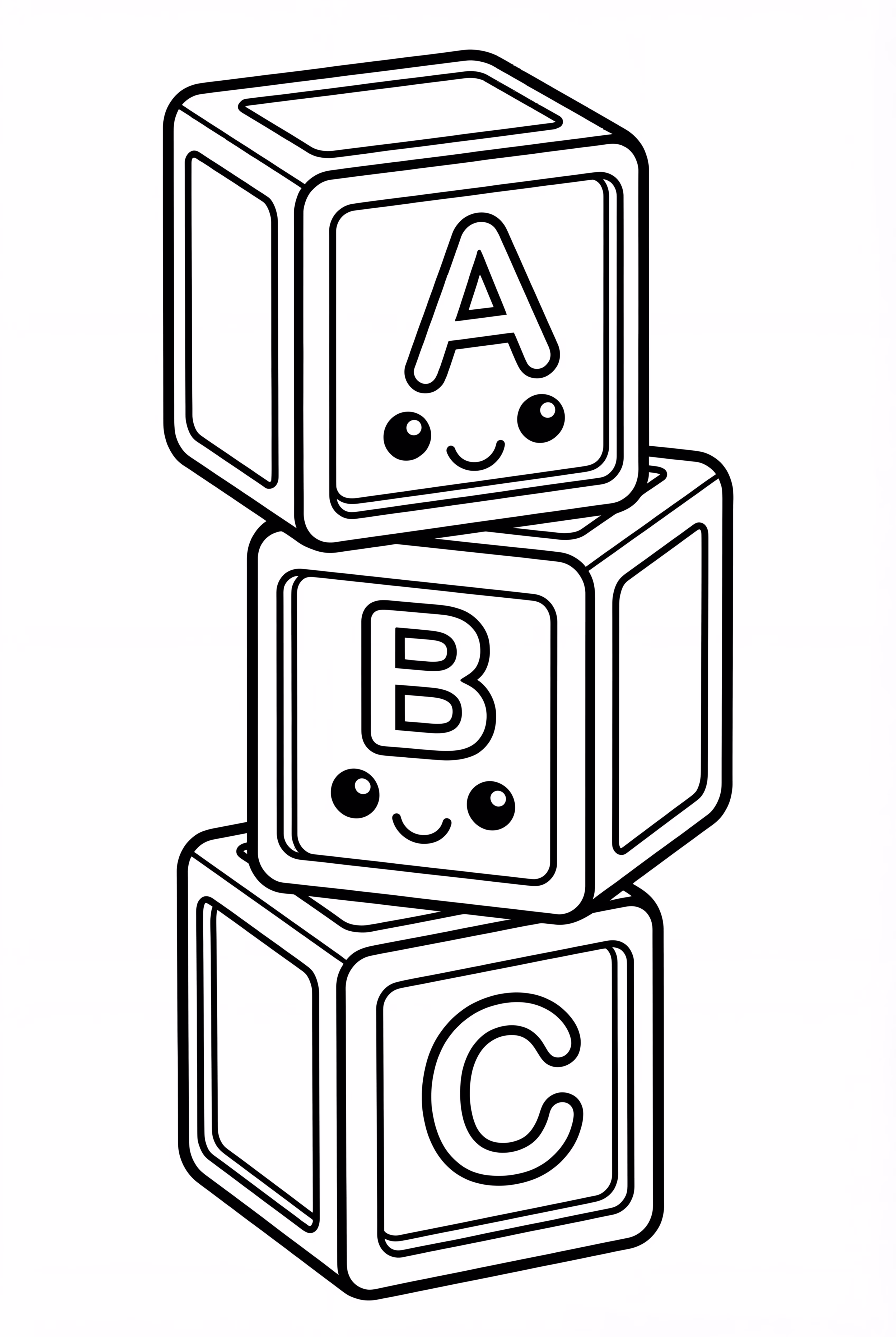 Welcome To Kindergarten ABC Blocks