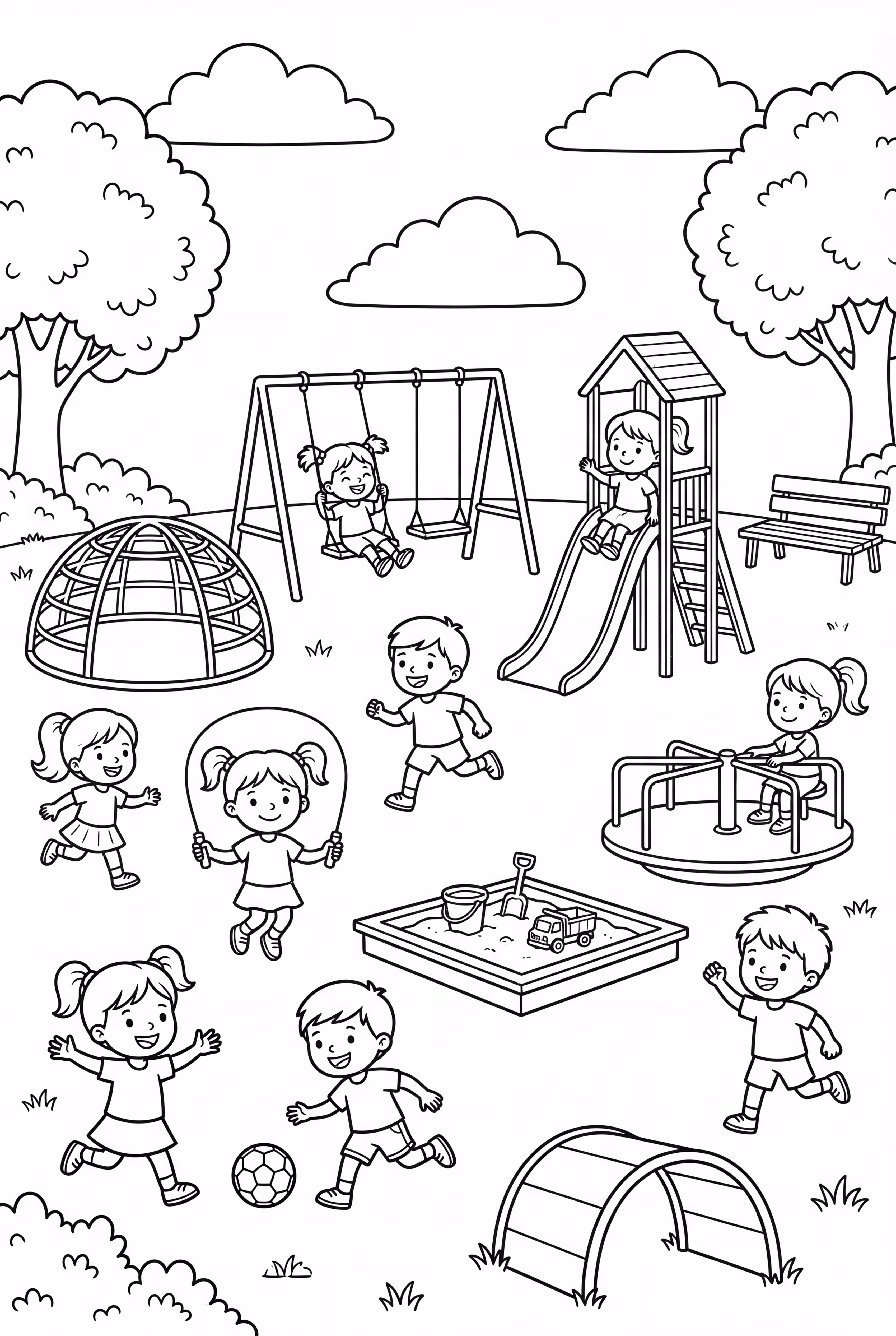 Welcome To Kindergarten Playground Fun