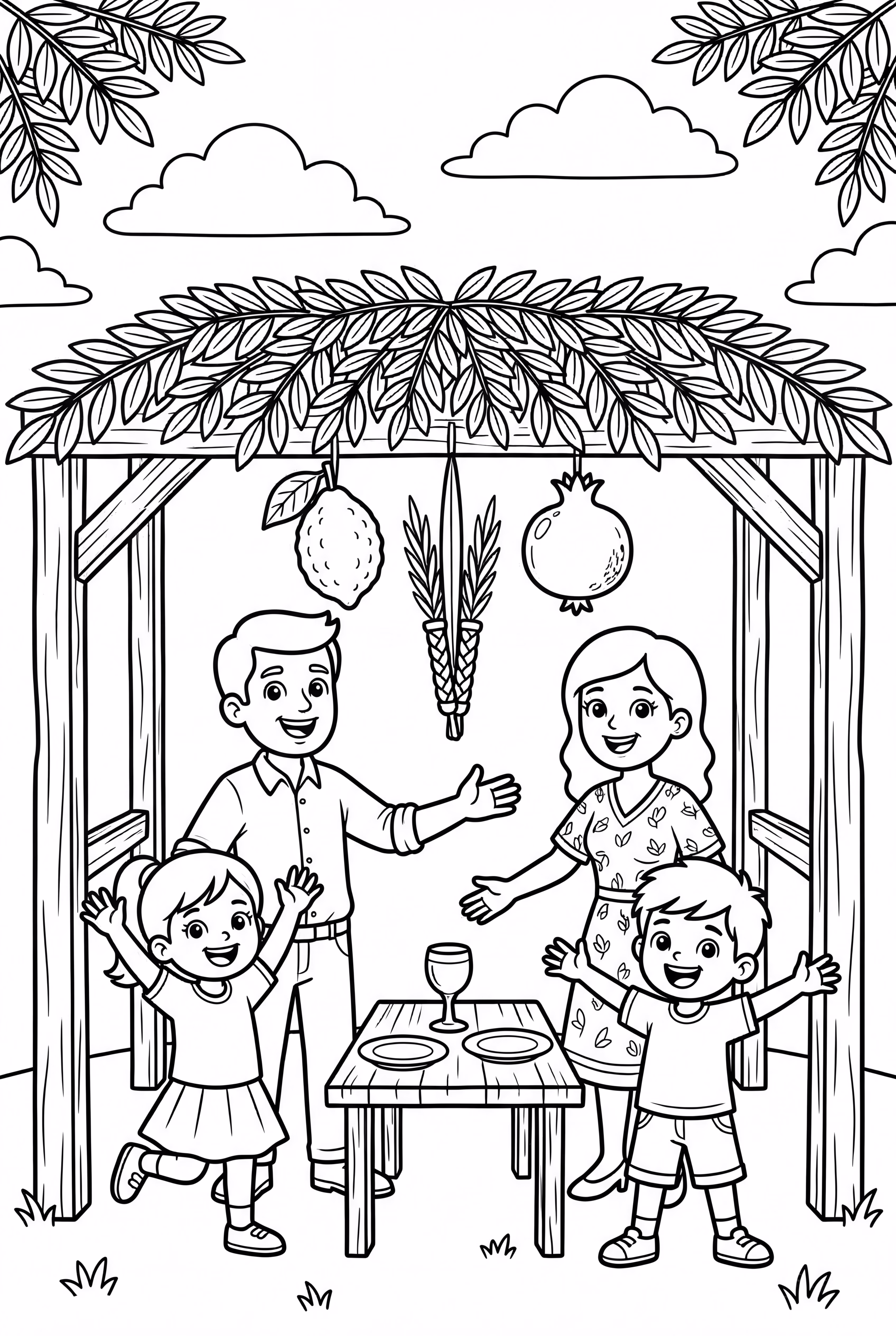 Gäste zum Sukkot-Fest willkommen heißen