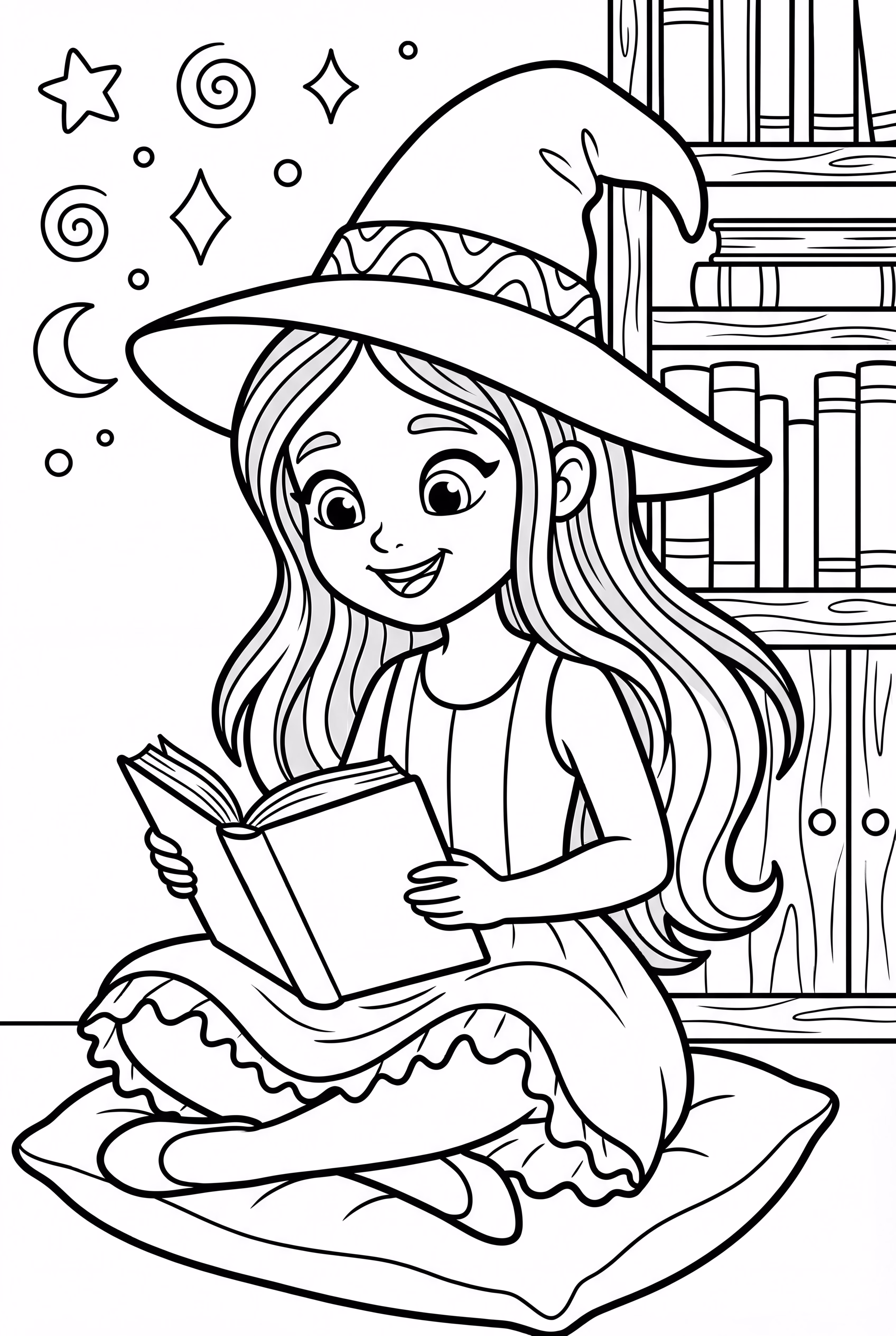 Elfa Malvada Elphaba Leyendo El Grimorio