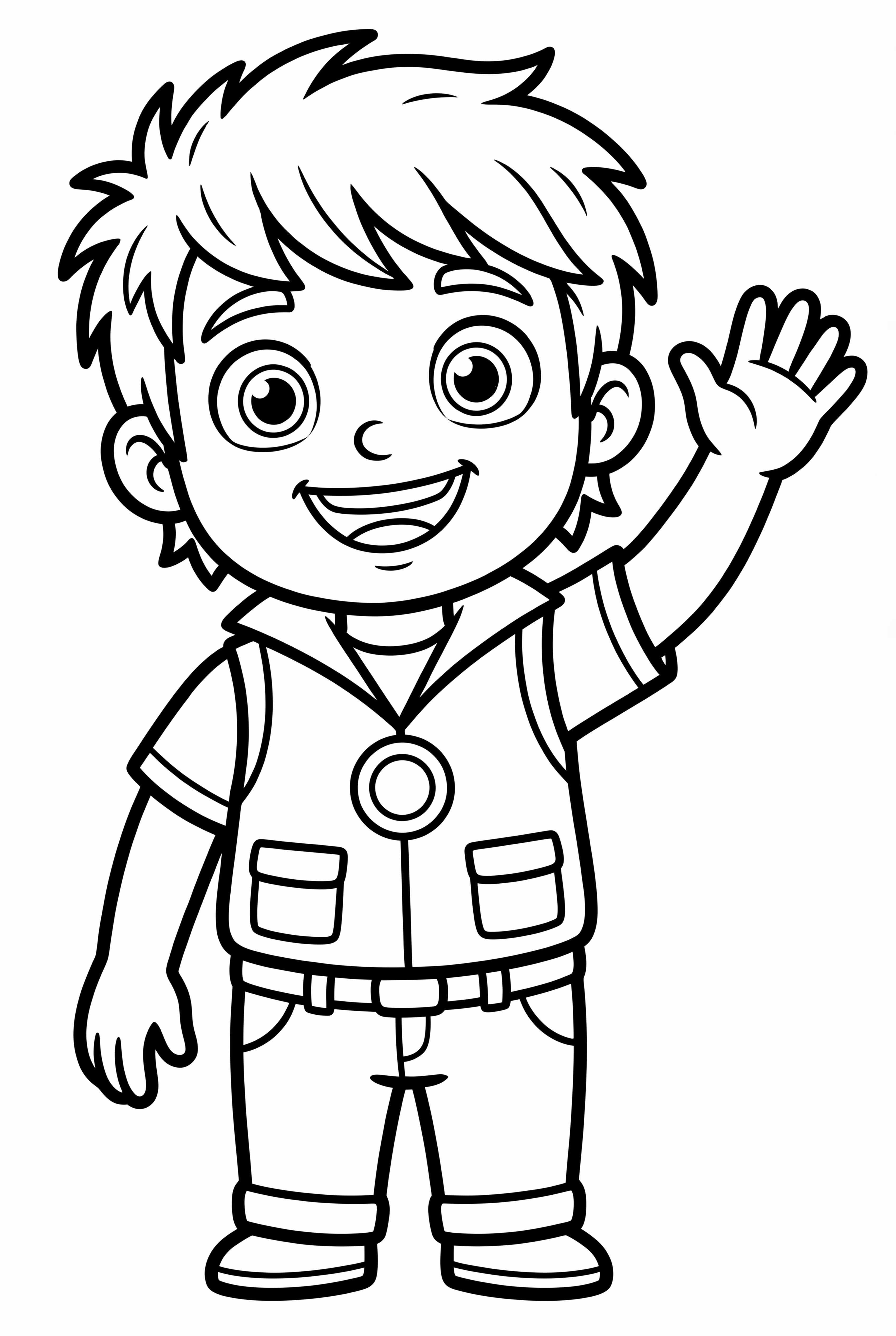 狂野克拉茨的克里斯挥手