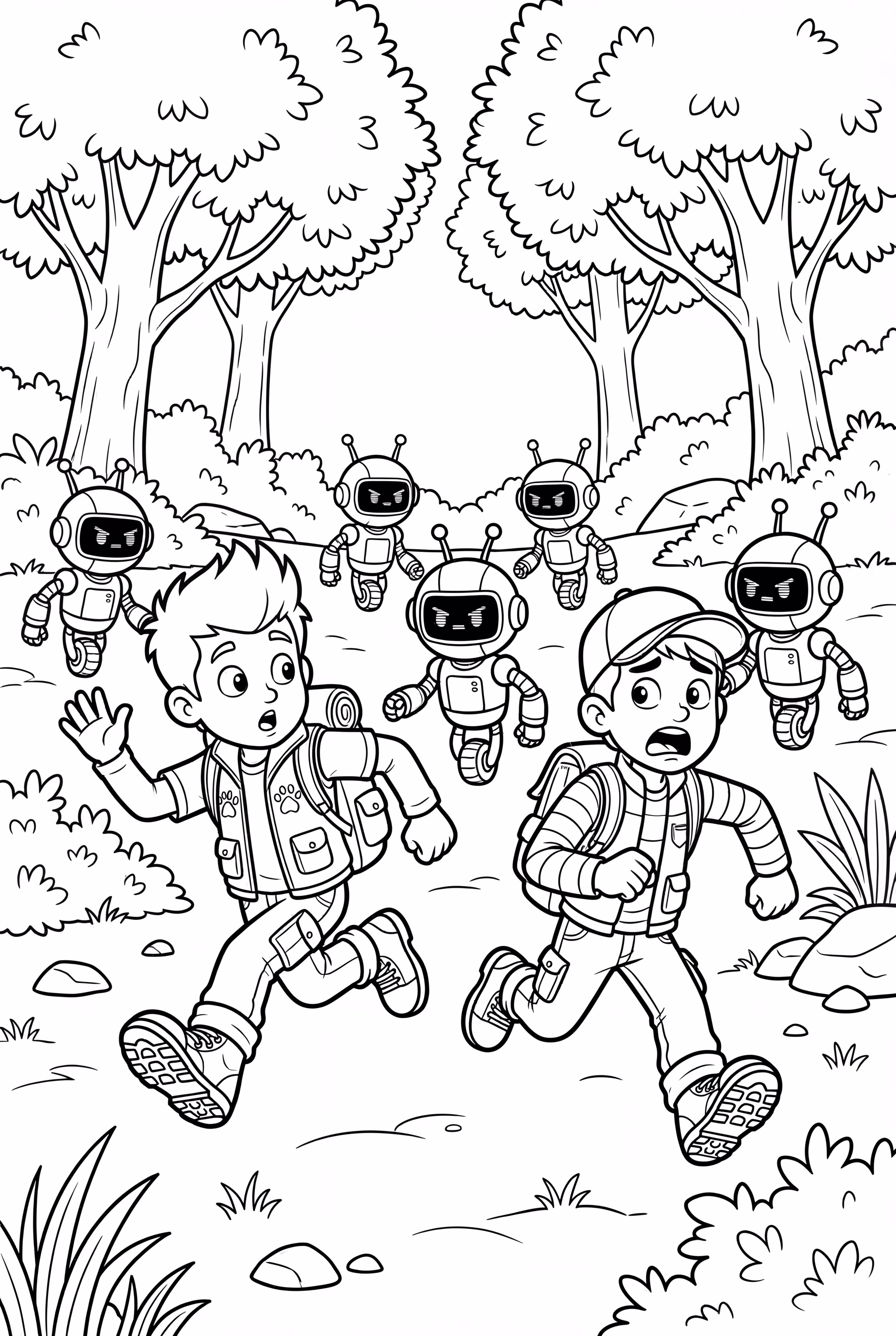 Wild Kratts Escaping From Zachbots