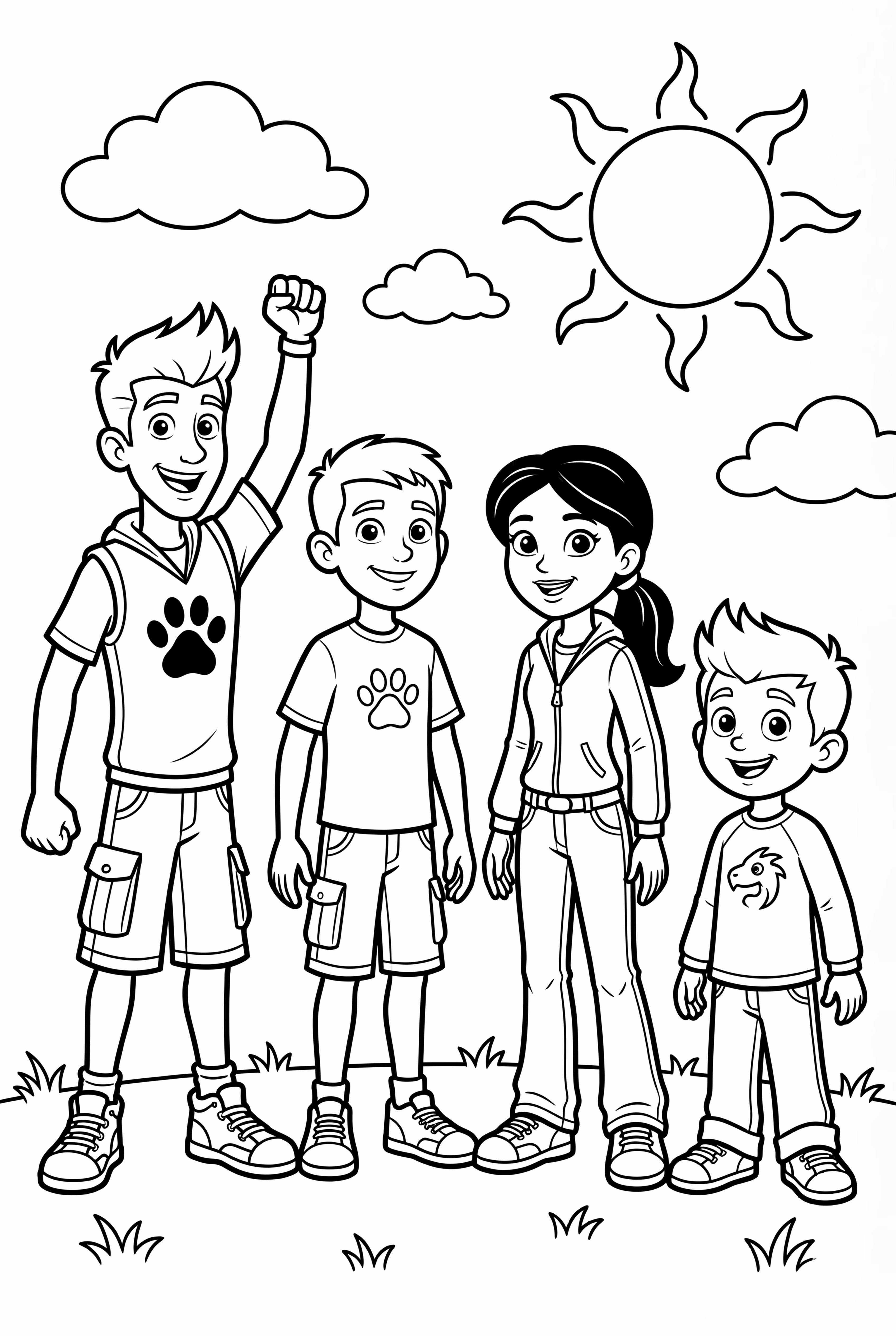 Wild Kratts Team Posing Together