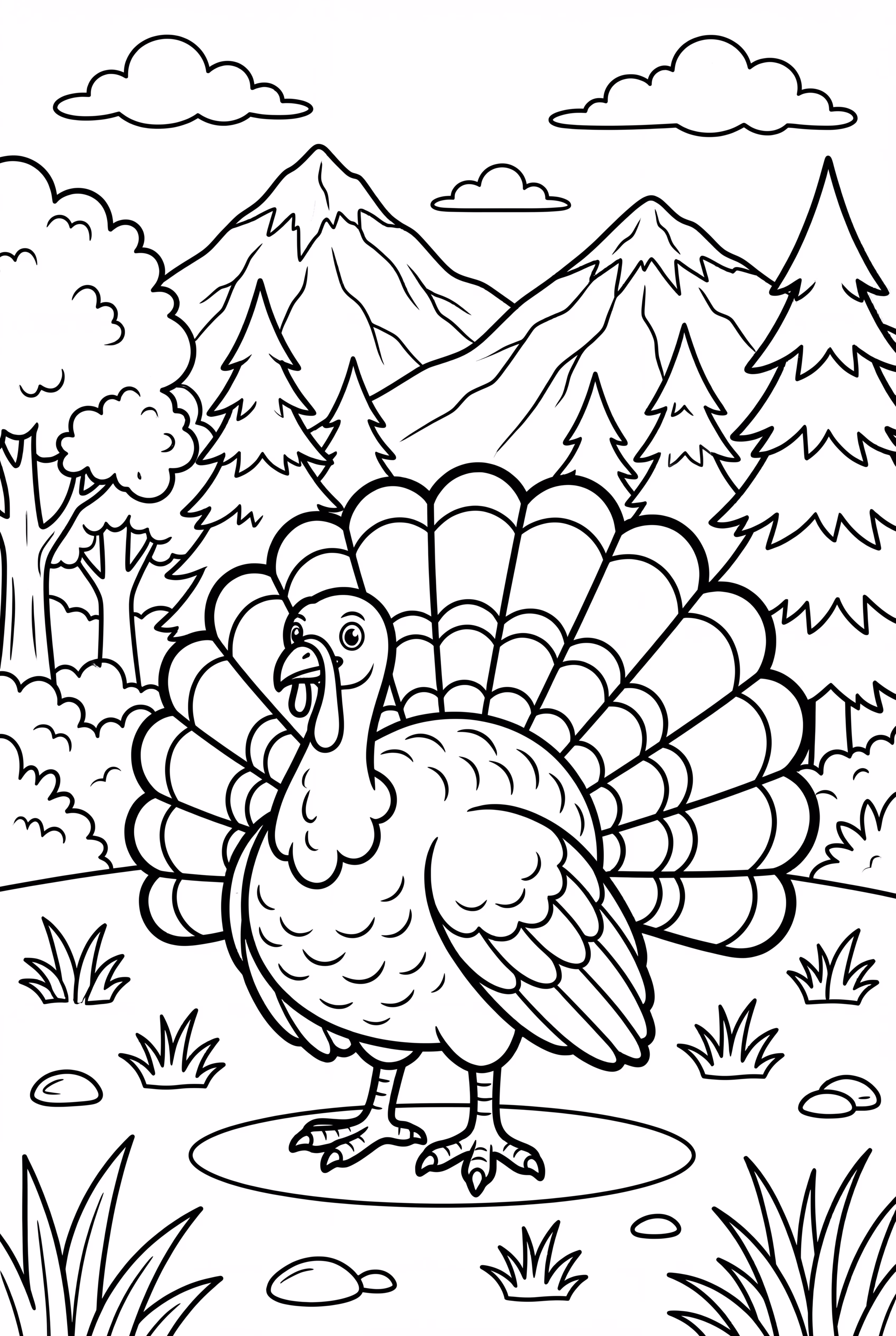 Wild Turkey Landscape