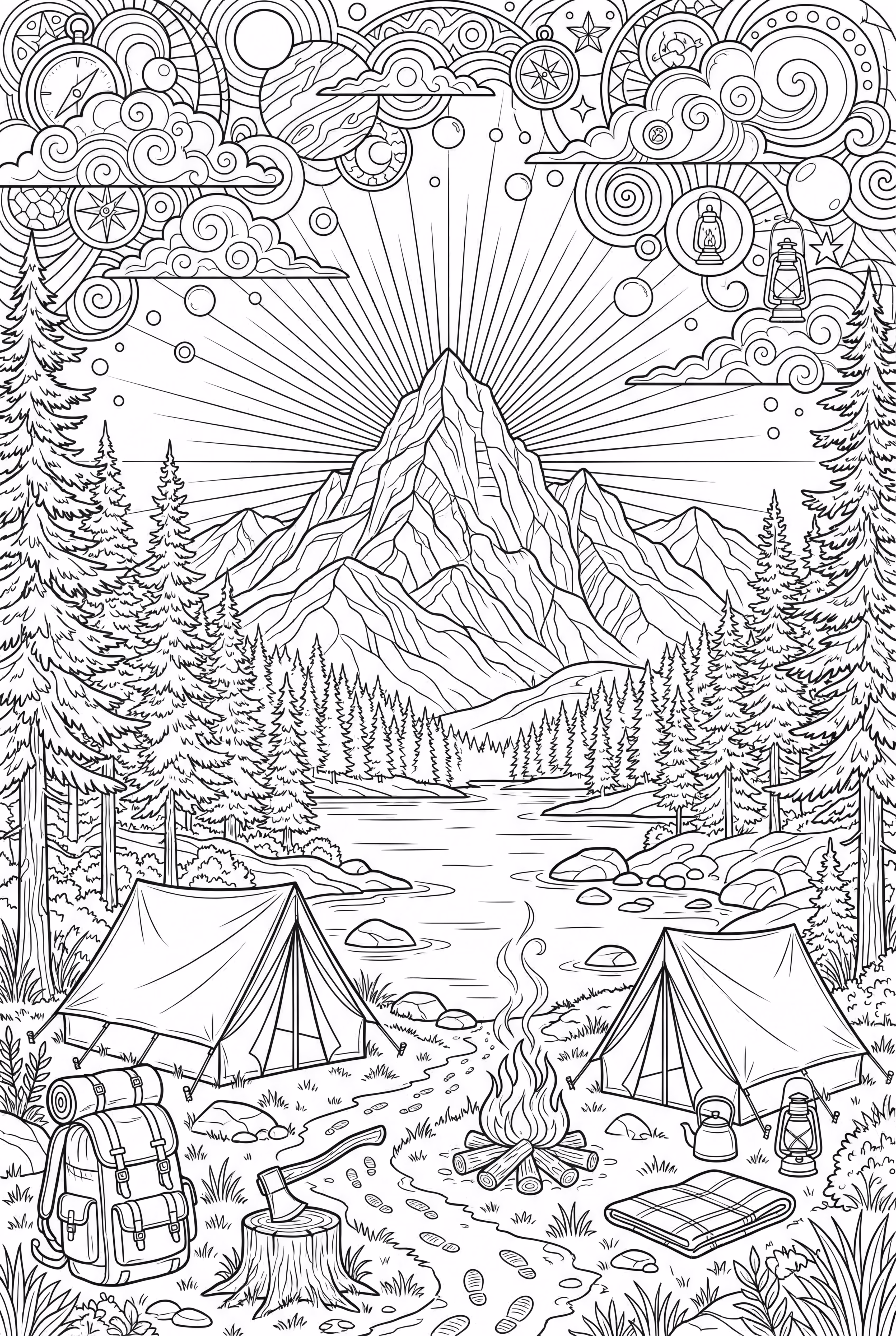 荒野露营地全景-2