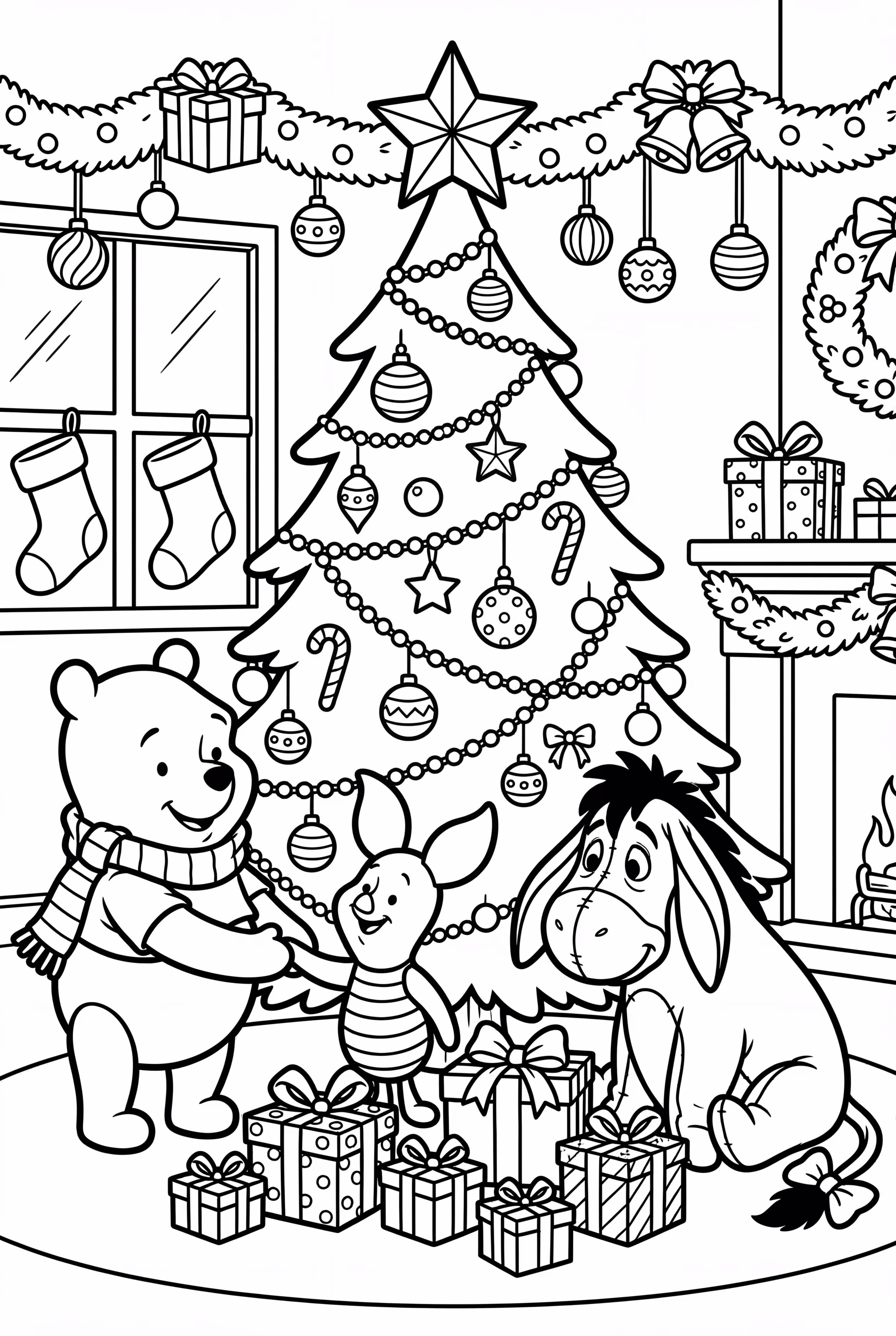 winnie l'ourson sapin de Noël-2