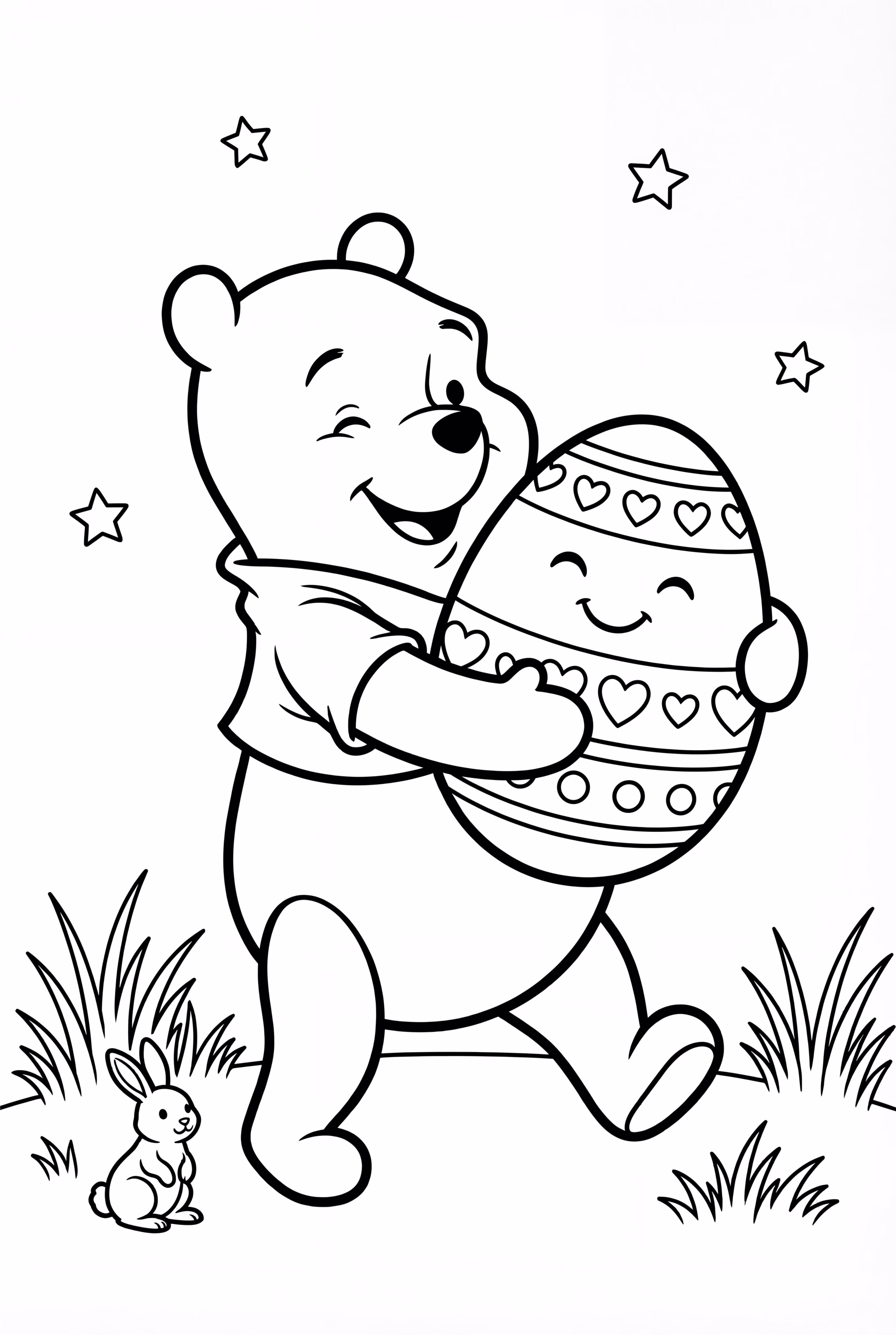 winnie l'ourson oeufs de Pâques