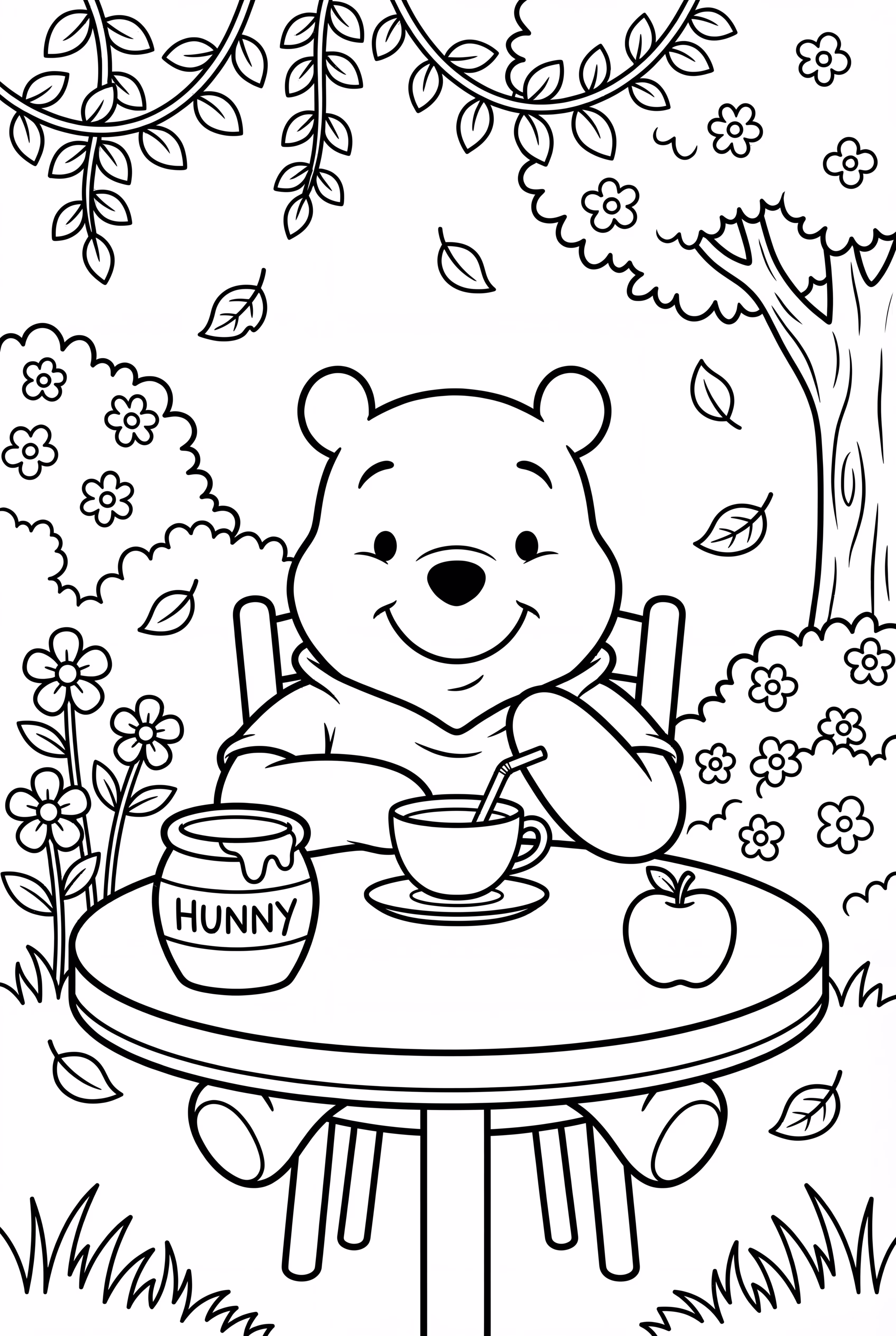 winnie the pooh garden party