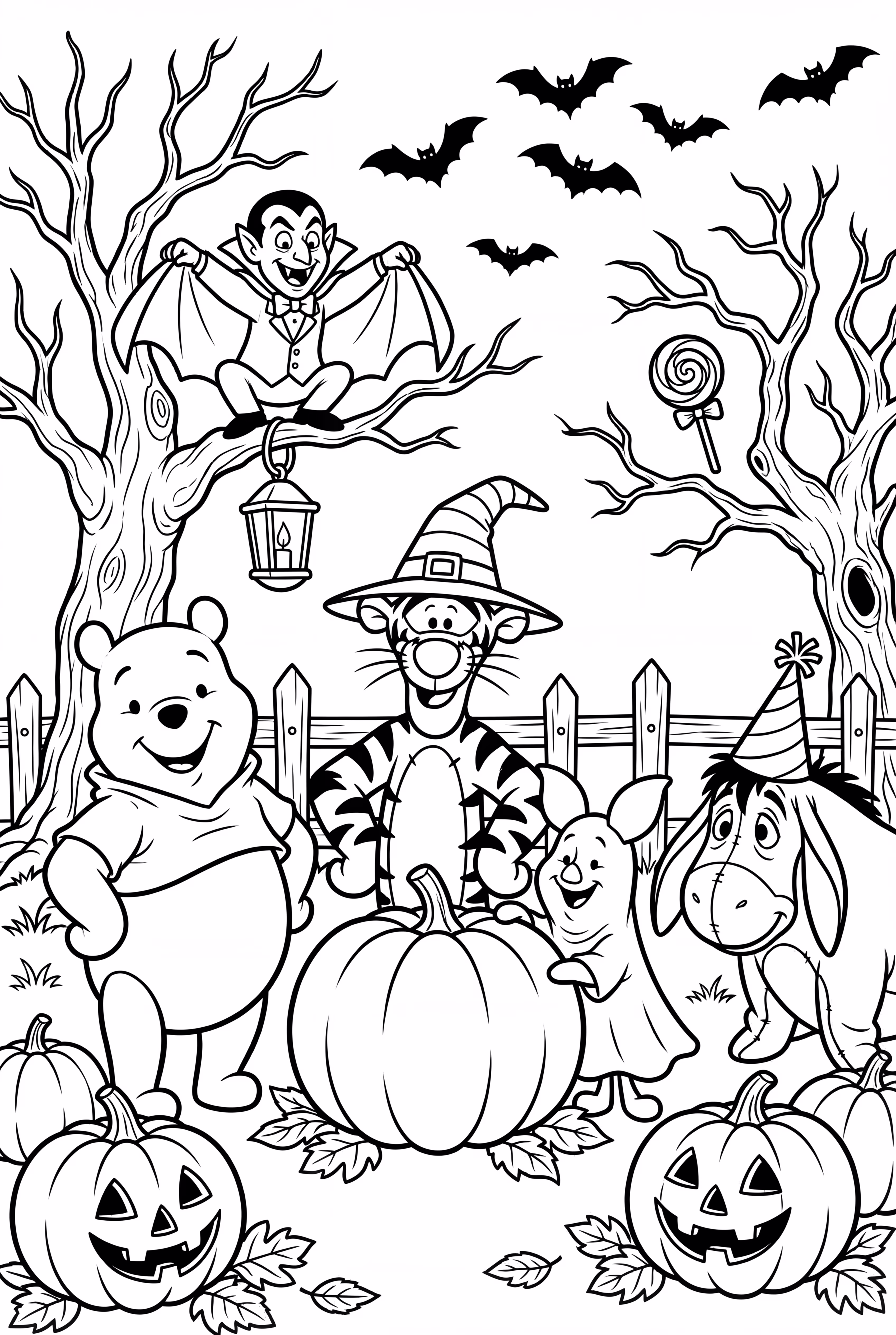 winnie the pooh halloween pumpkin-2