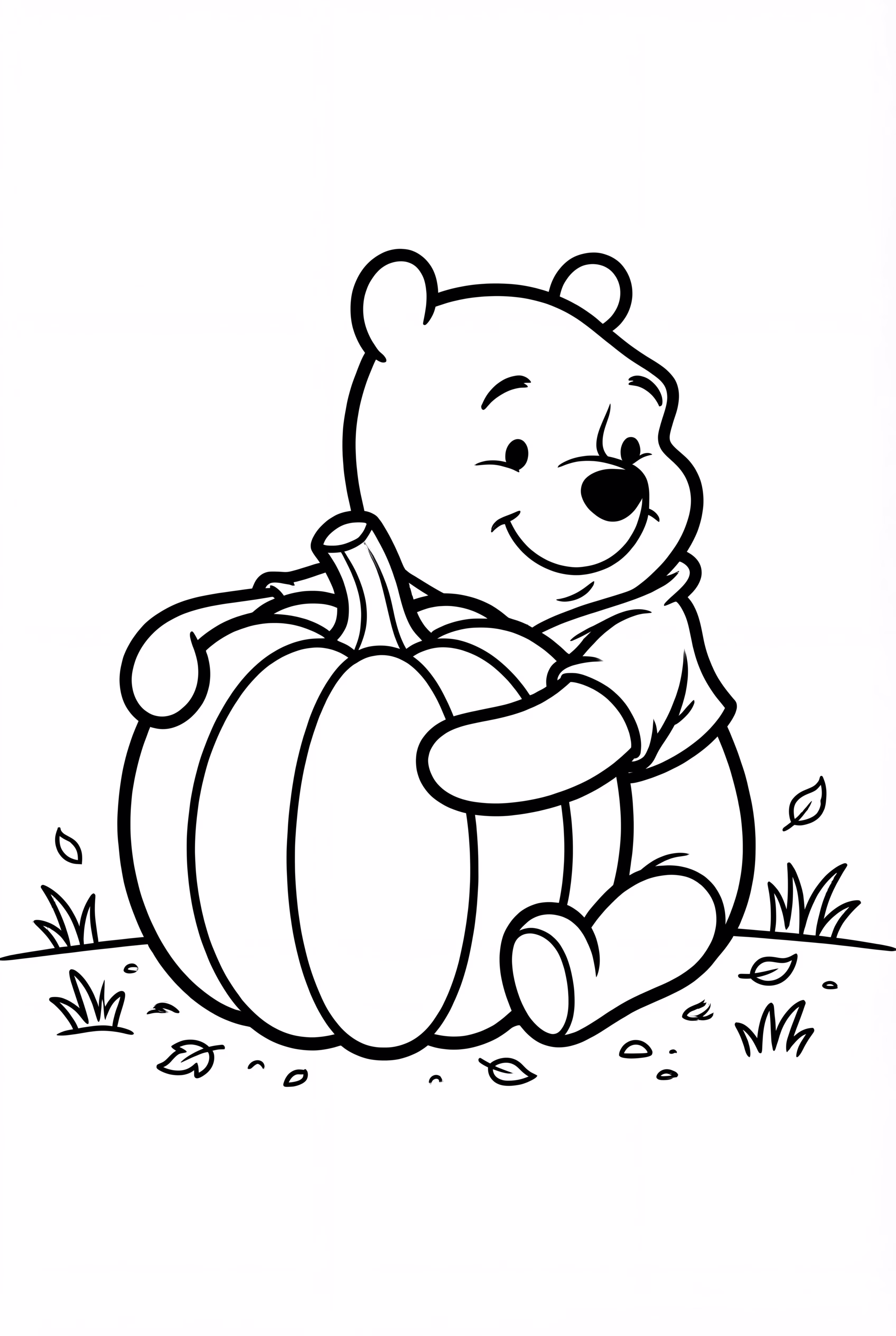 小熊维尼万圣节南瓜