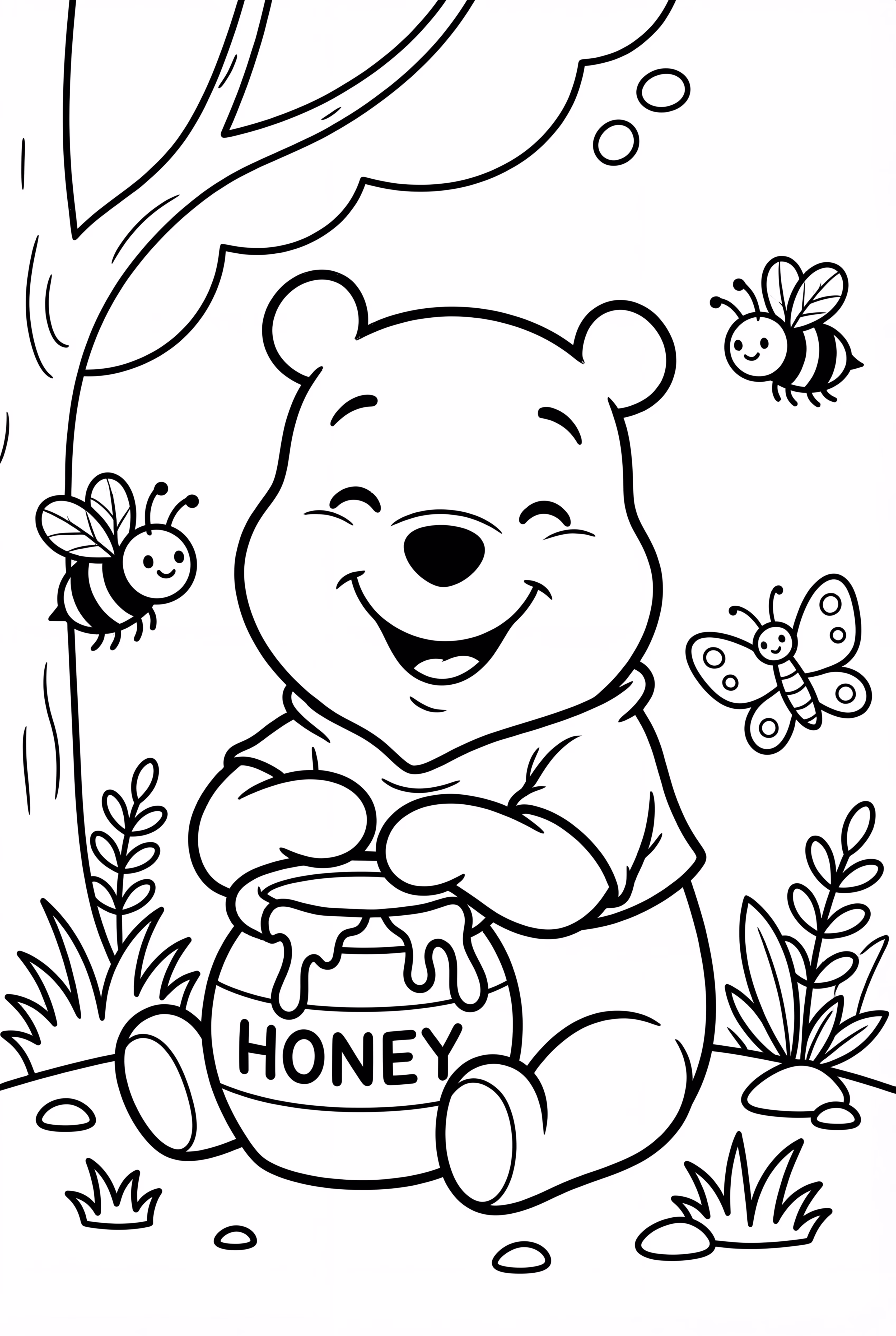 winnie l'ourson sourire