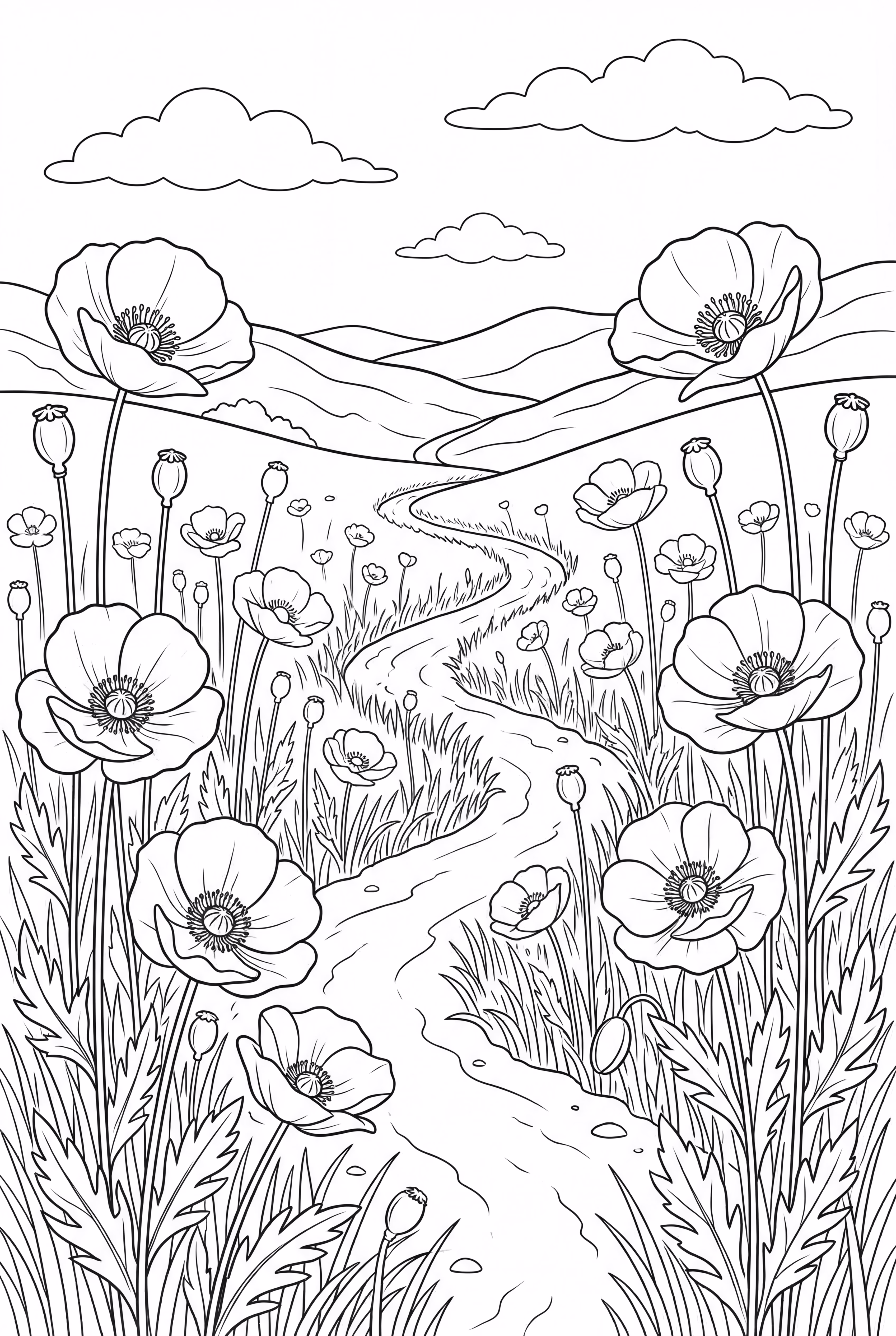 Wizard Of Oz Inspired Poppy Flower Field